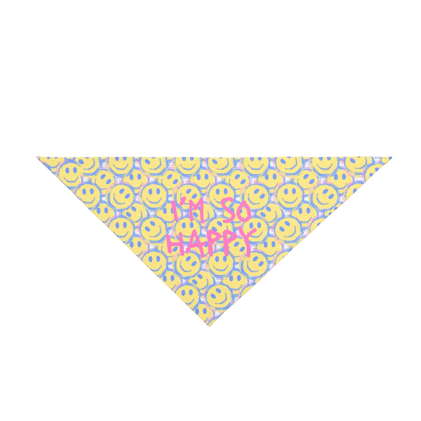 I'm So Happy Pet Bandana
