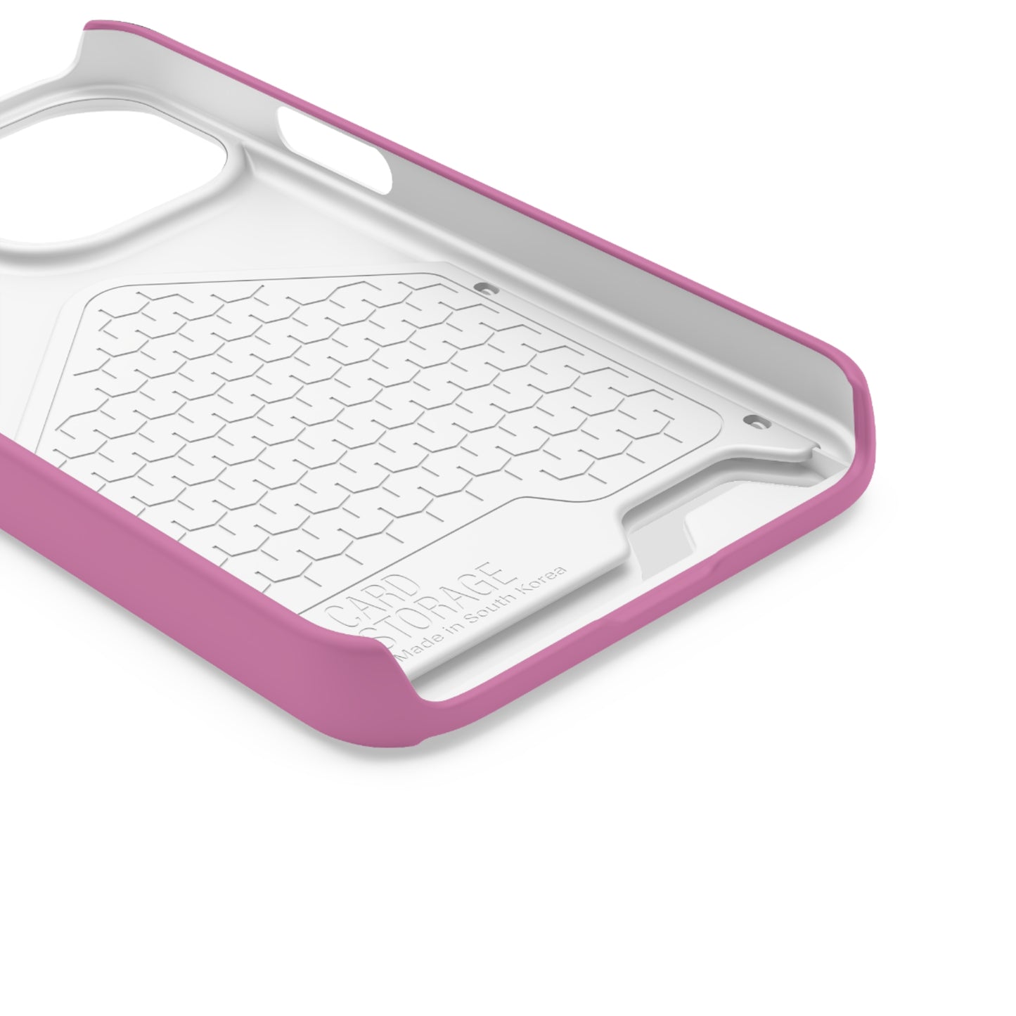 I'm So Happy Light Pink Phone Case With Card Holder