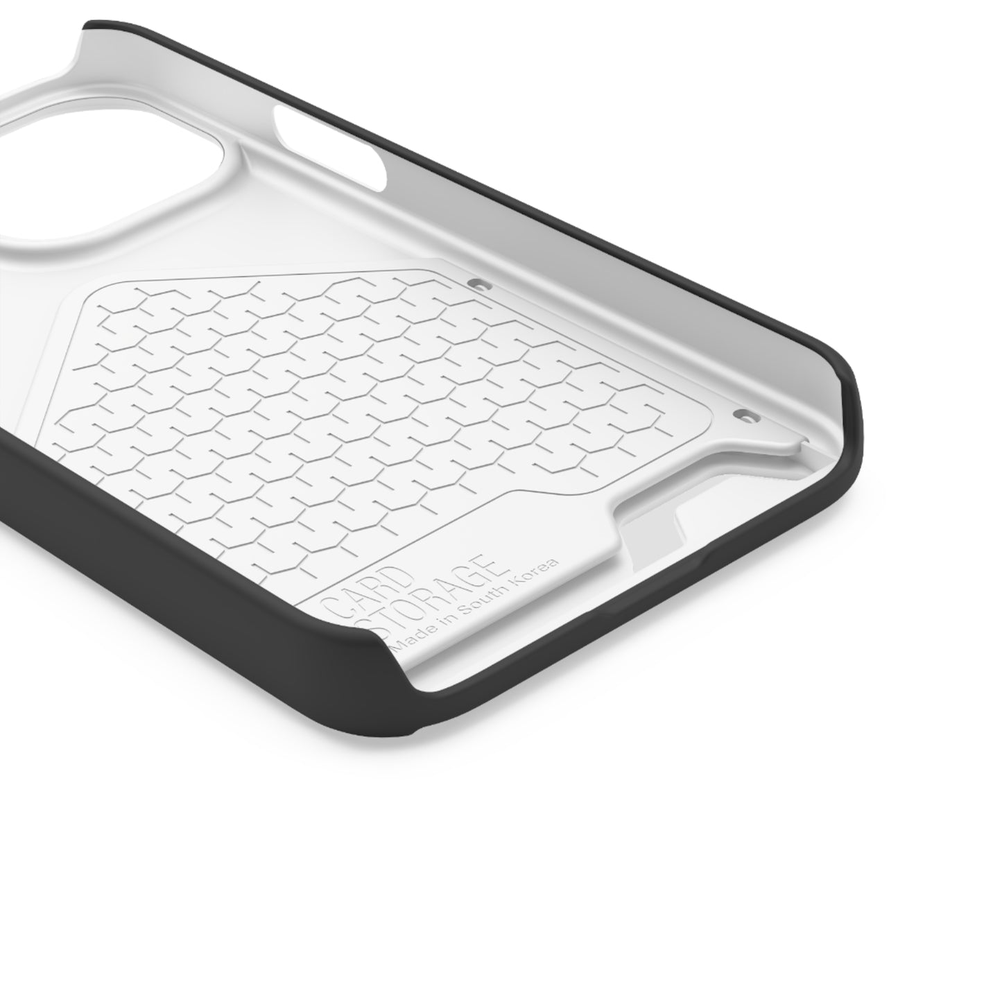 I'm So Happy Black Phone Case With Card Holder