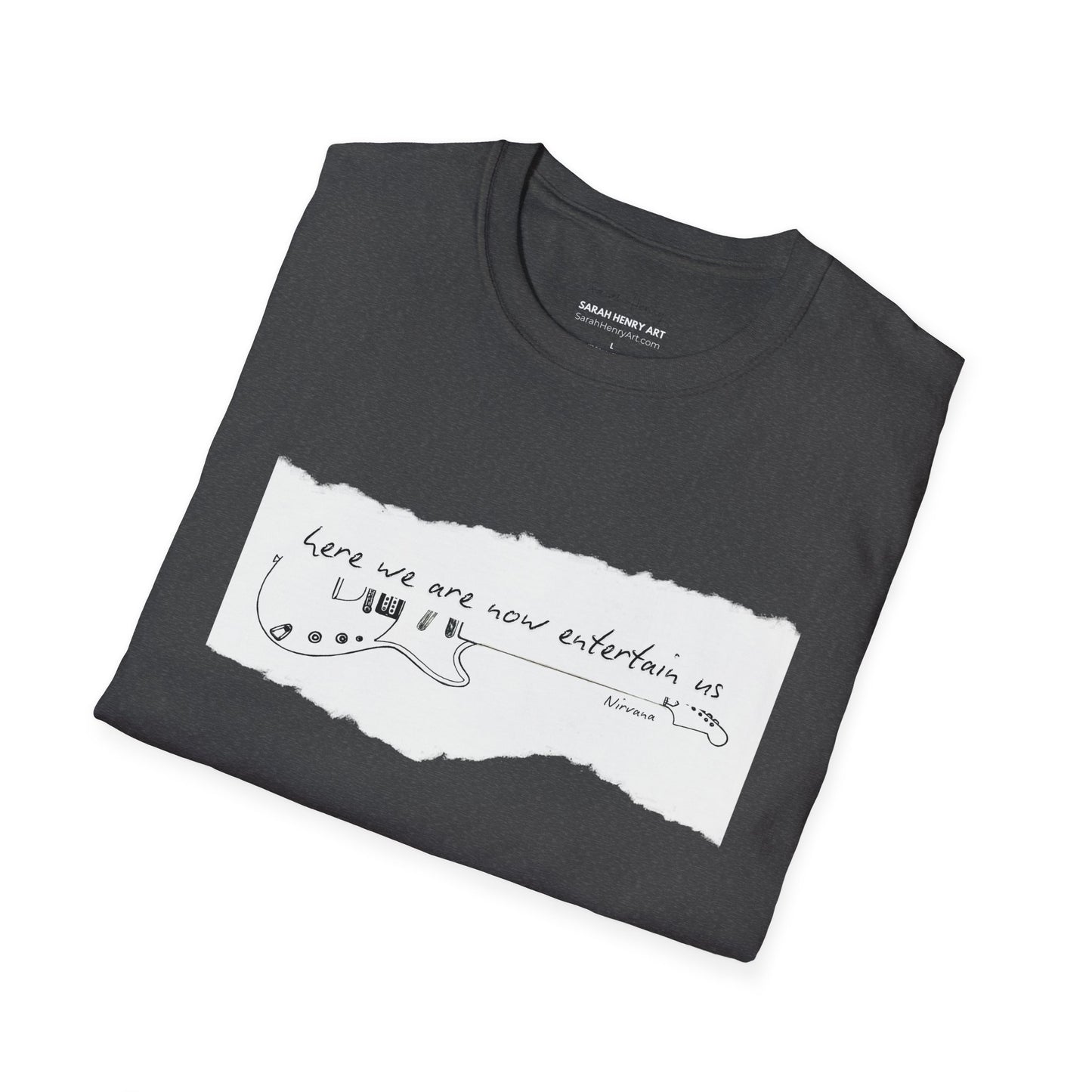 Here We Are Now, Unisex Soft T-Shirt