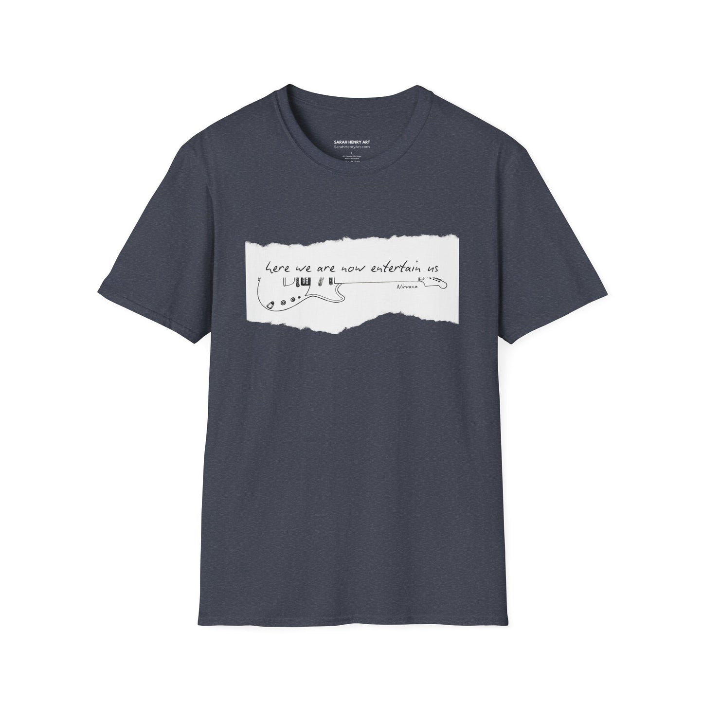 Here We Are Now, Unisex Soft T-Shirt