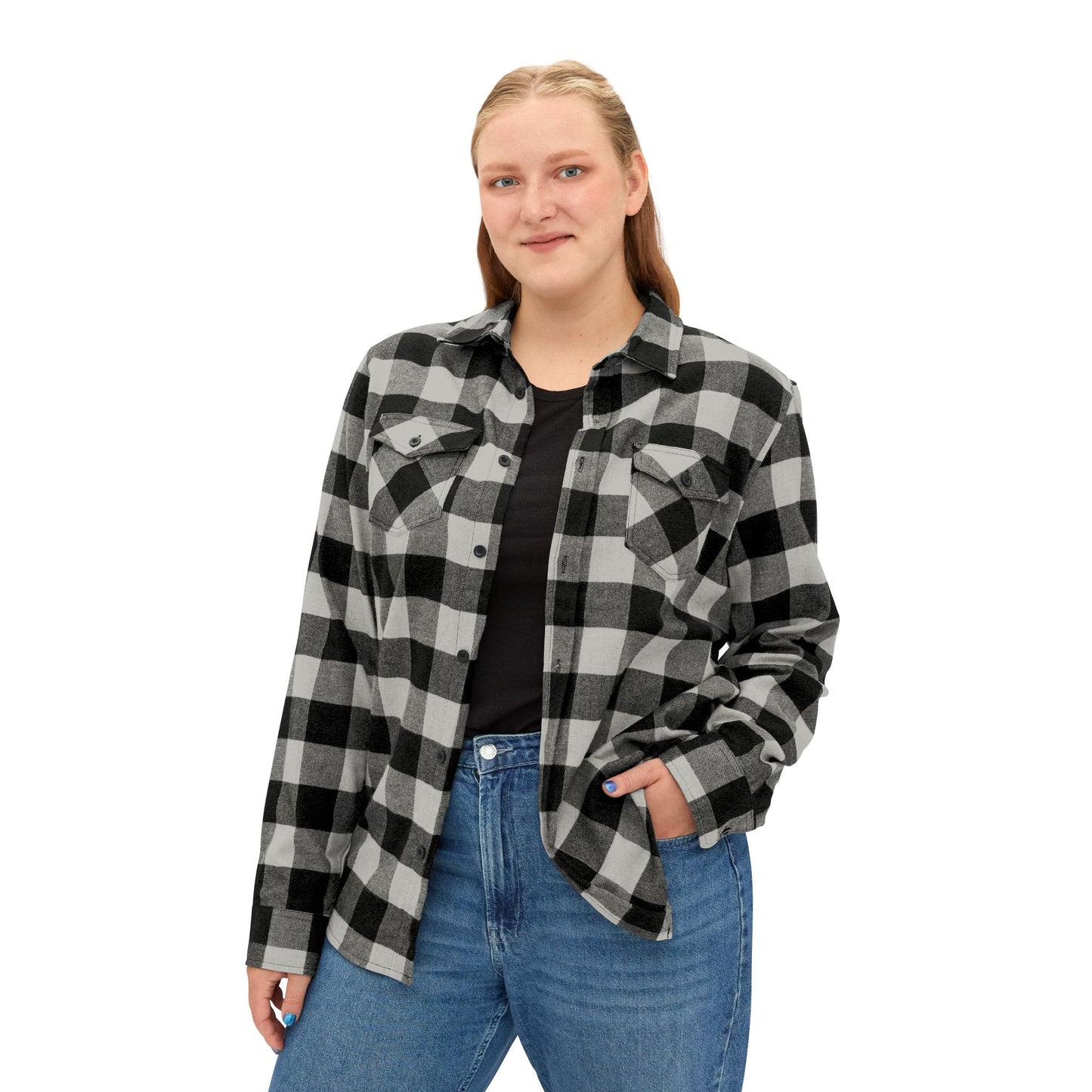 I'm so Happy Unisex Flannel Shirt