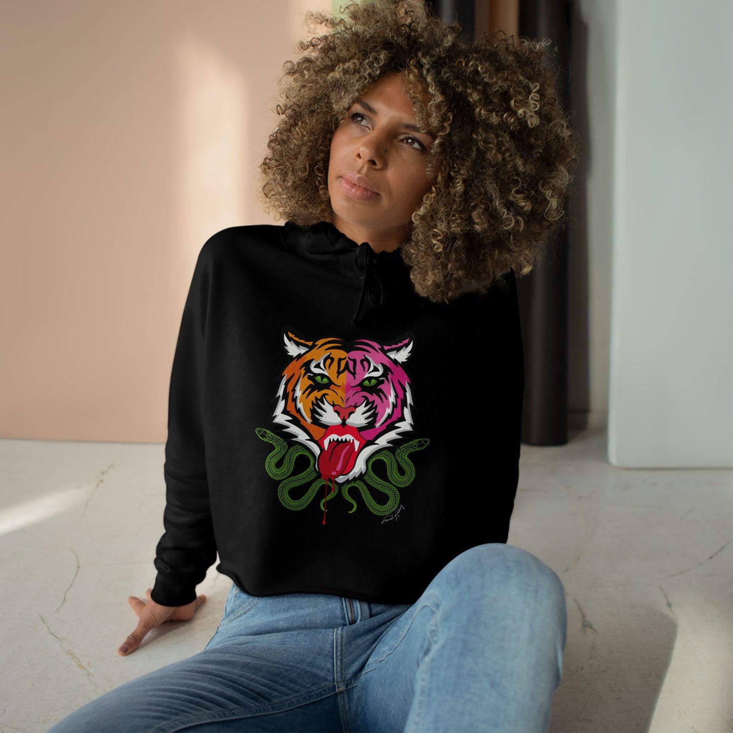 Kali Cropped Hoodie