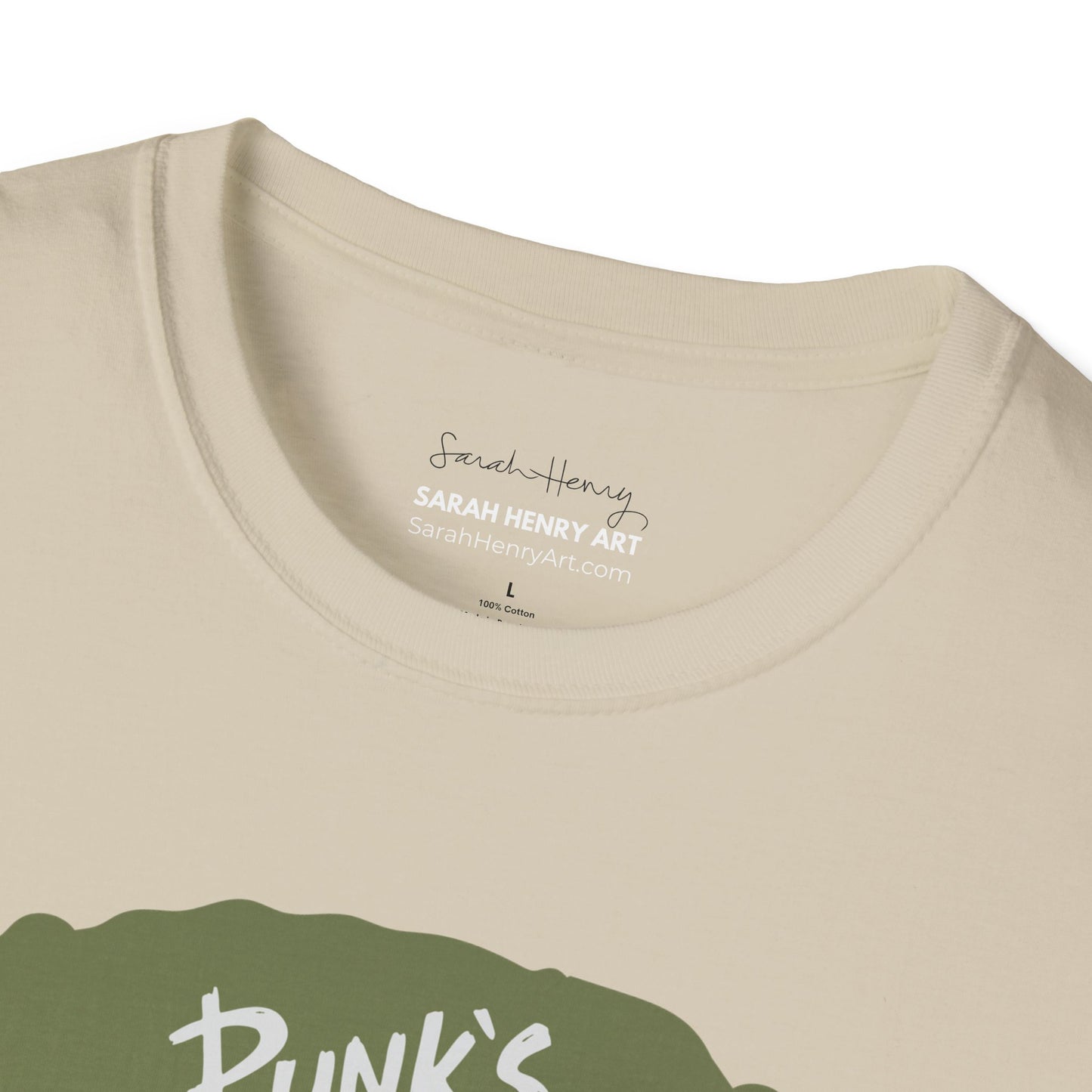 Punks Not Dead Front Graphic Soft T-Shirt
