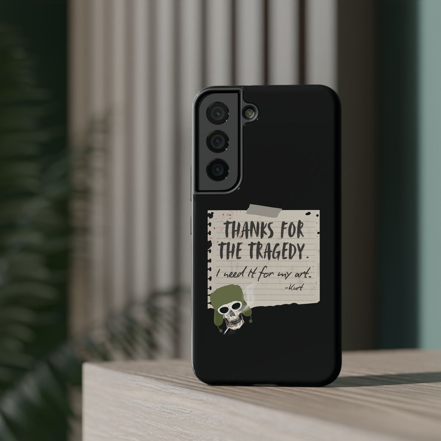 Thanks For The Tragedy, Impact-Resistant Phone Case