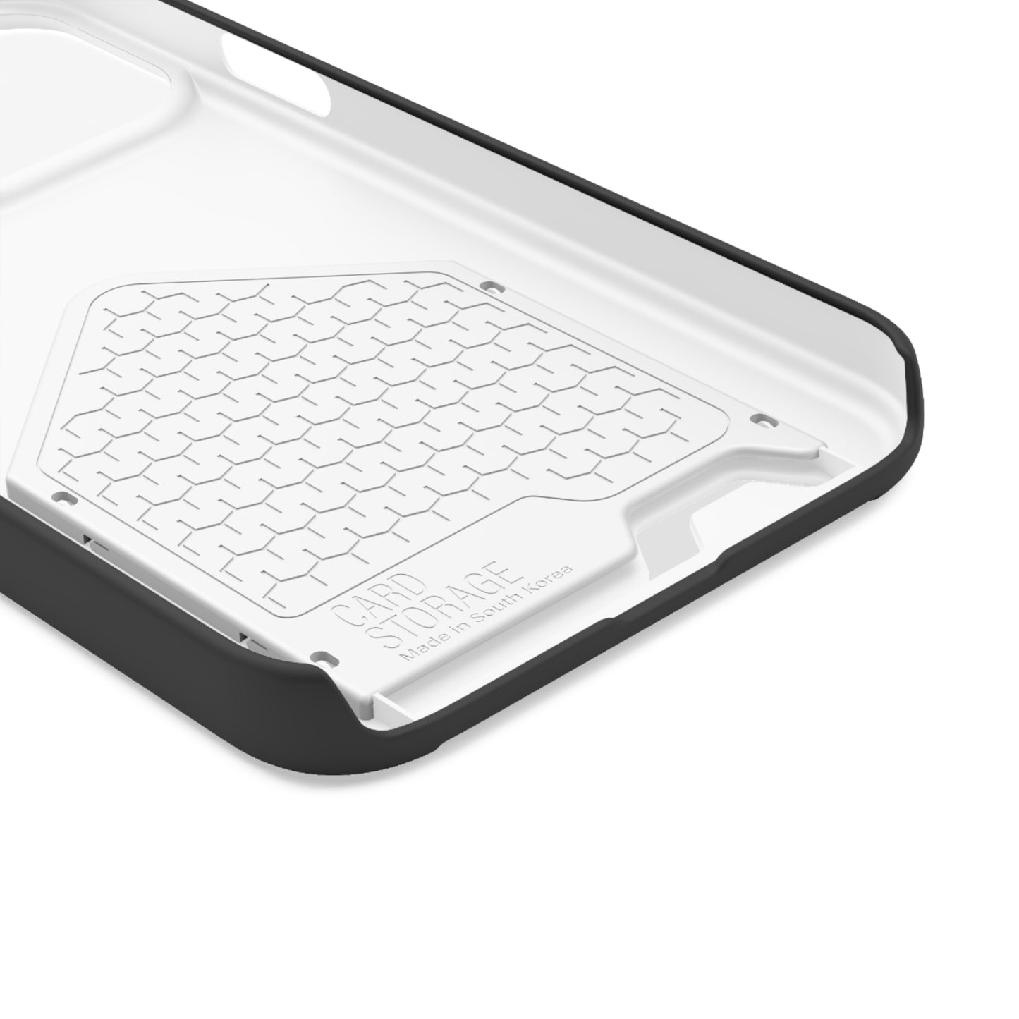 I'm So Happy Black Phone Case With Card Holder