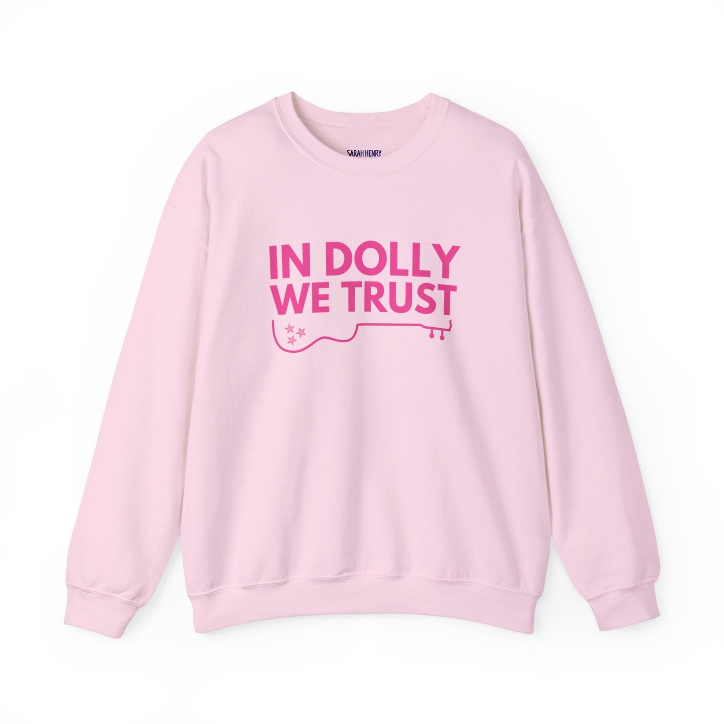 In Dolly We Trust, Unisex Heavy Blend™ Crewneck Sweatshirt