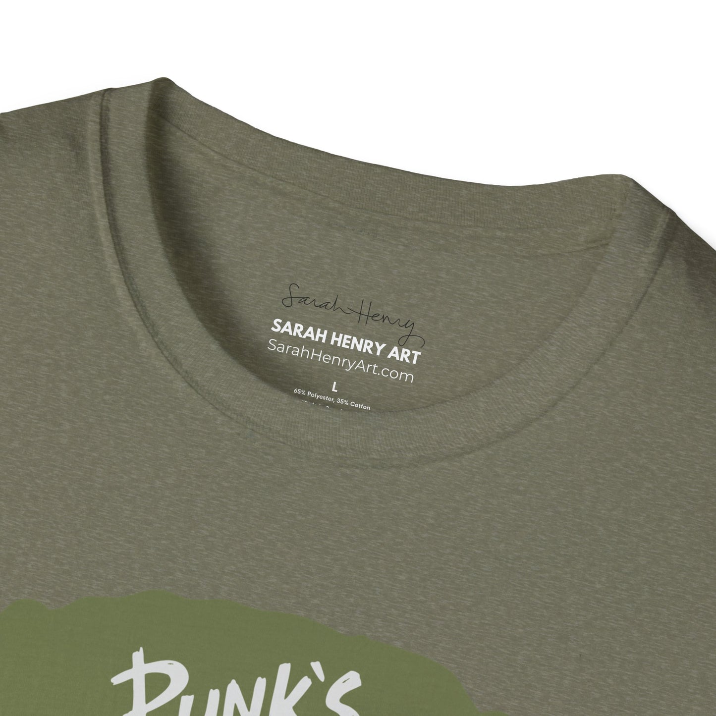 Punks Not Dead Front Graphic Soft T-Shirt