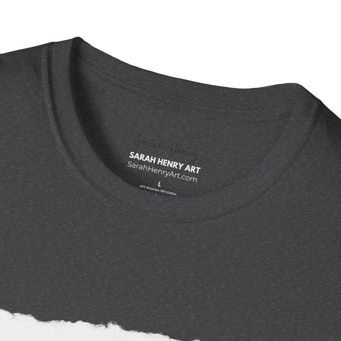 Here We Are Now, Unisex Soft T-Shirt