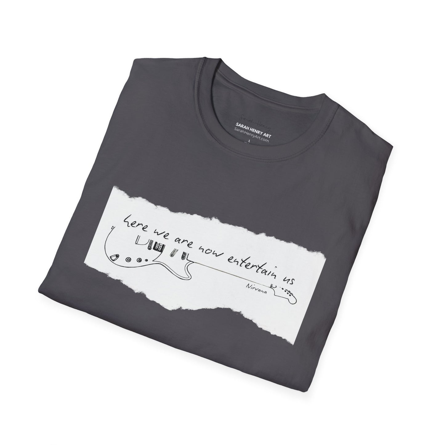 Here We Are Now, Unisex Soft T-Shirt