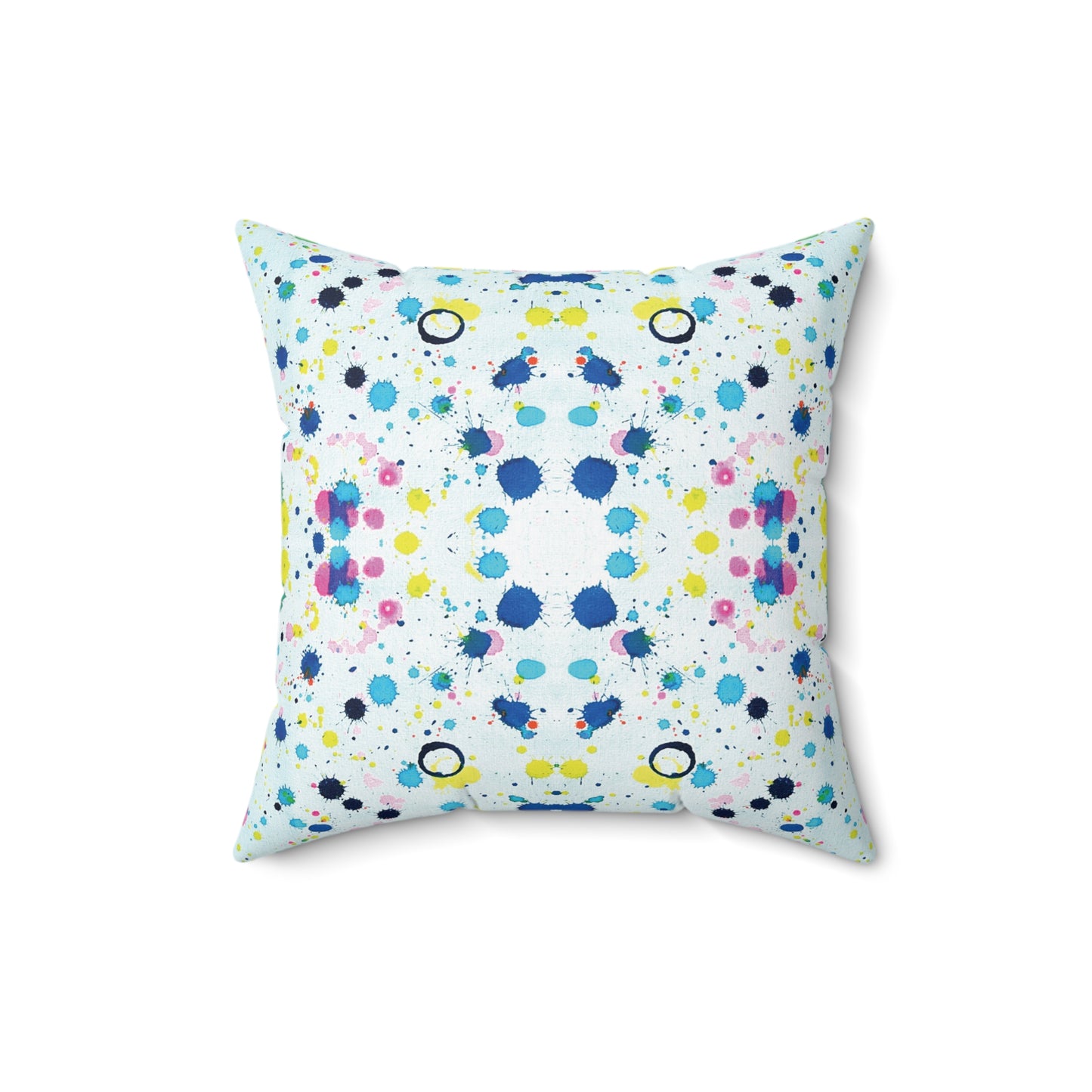 Blueberry + Banana, Spun Polyester Square Pillow