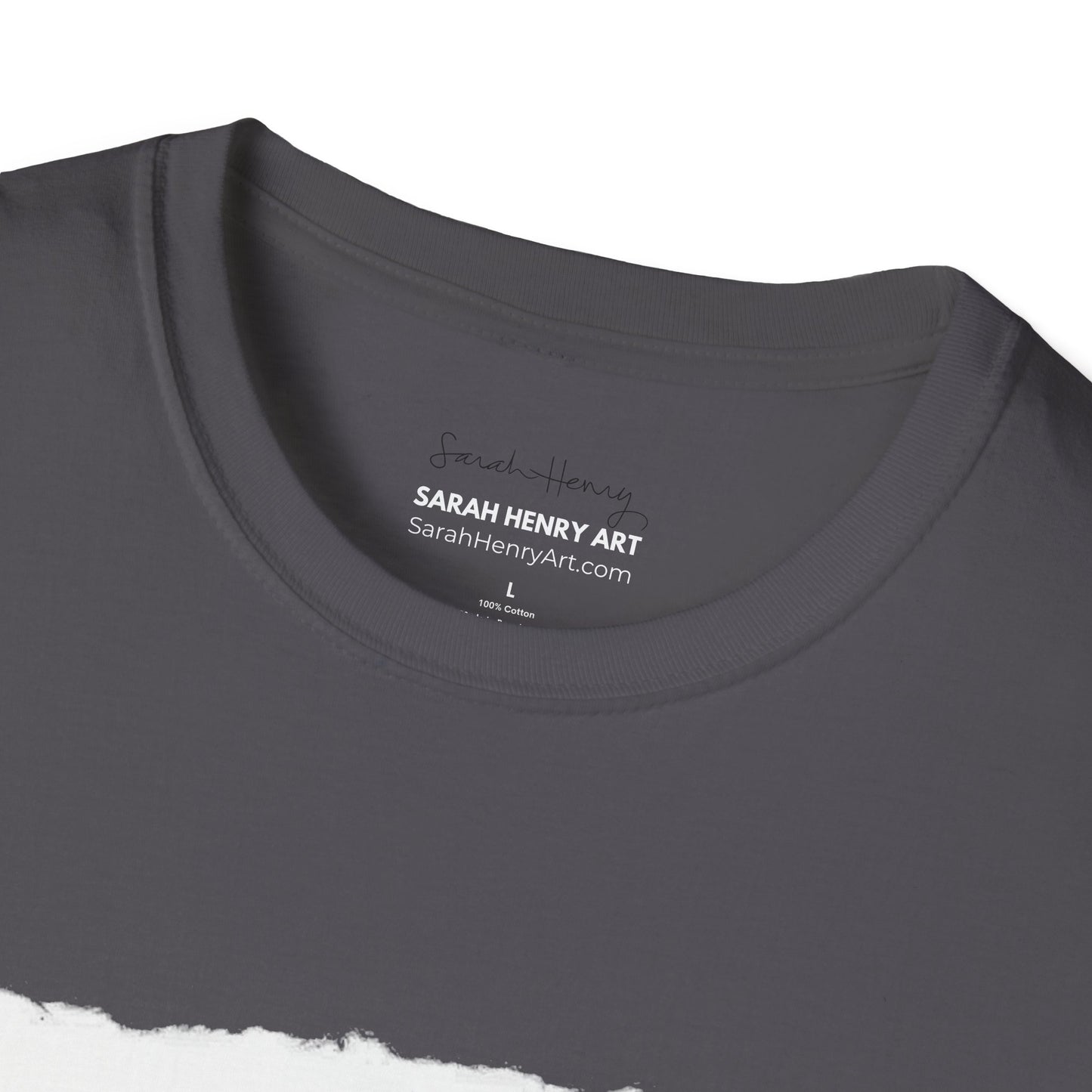 Here We Are Now, Unisex Soft T-Shirt