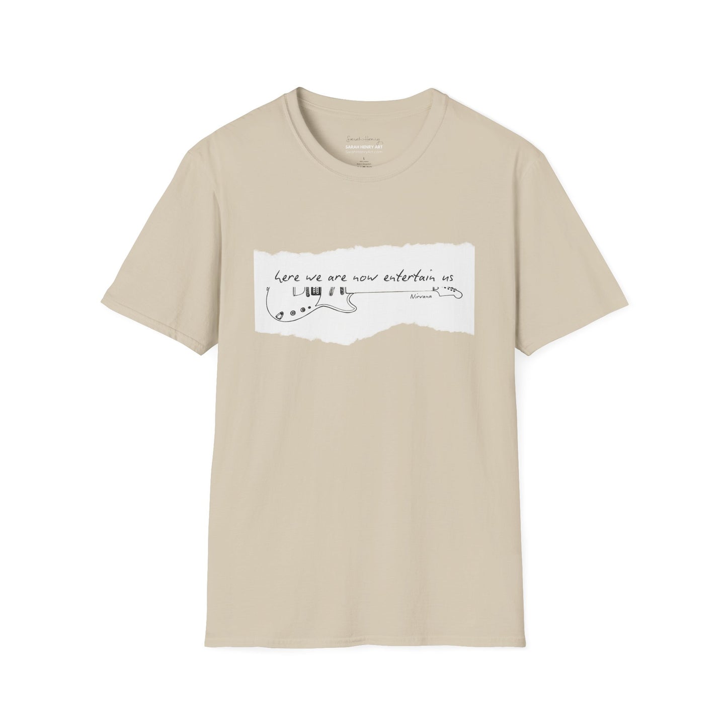 Here We Are Now, Unisex Soft T-Shirt