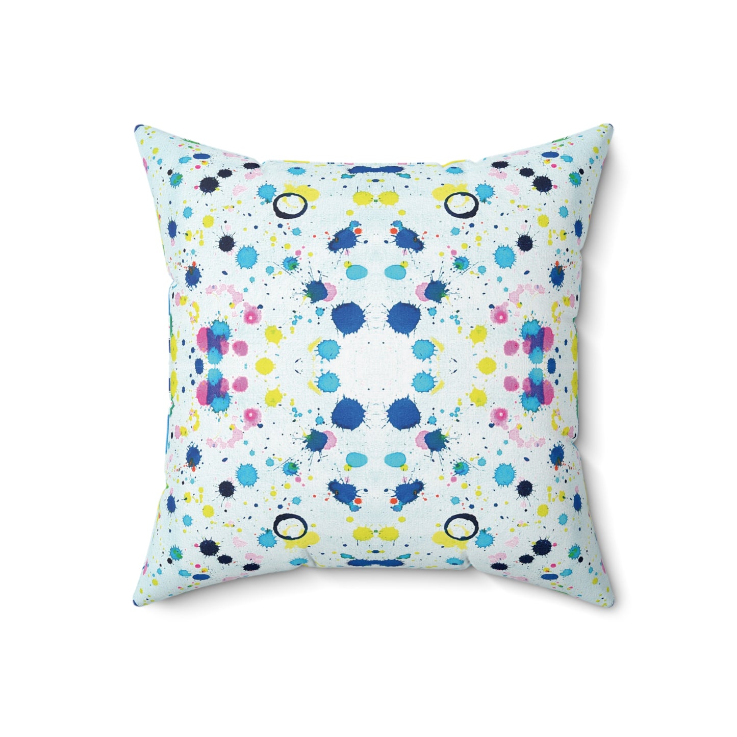 Blueberry + Banana, Spun Polyester Square Pillow