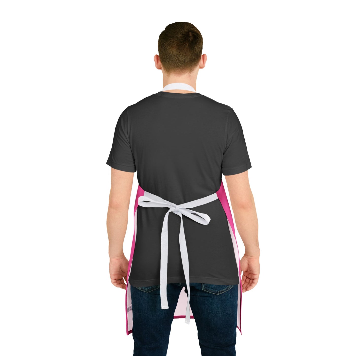 In Dolly We Trust Apron, Pink on Pink