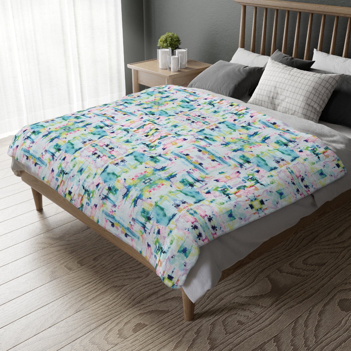 Pony, Velveteen Microfiber Blanket (Two-sided print)