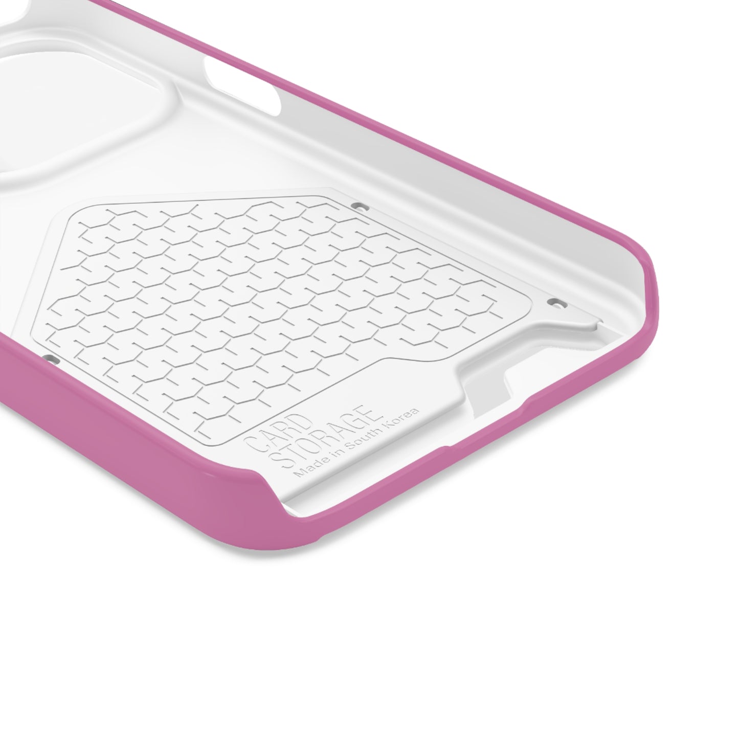 I'm So Happy Light Pink Phone Case With Card Holder