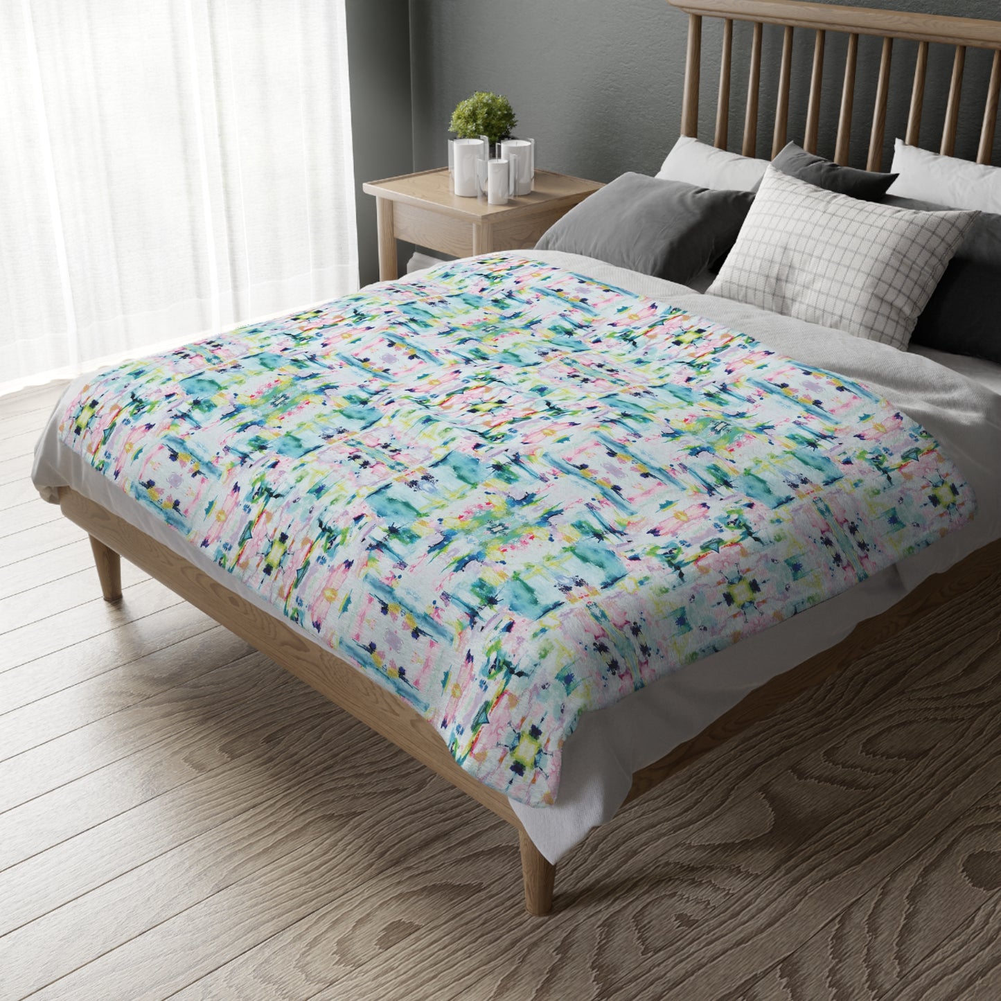 Pony, Velveteen Microfiber Blanket (Two-sided print)