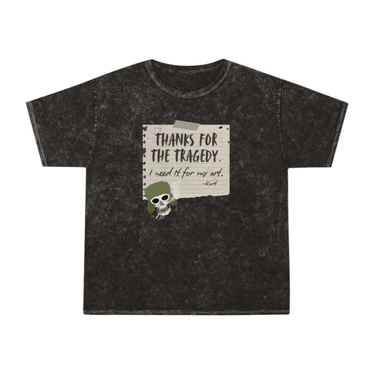 Thanks For The Tragedy, Mineral Wash T-Shirt, Nirvana Lyrics