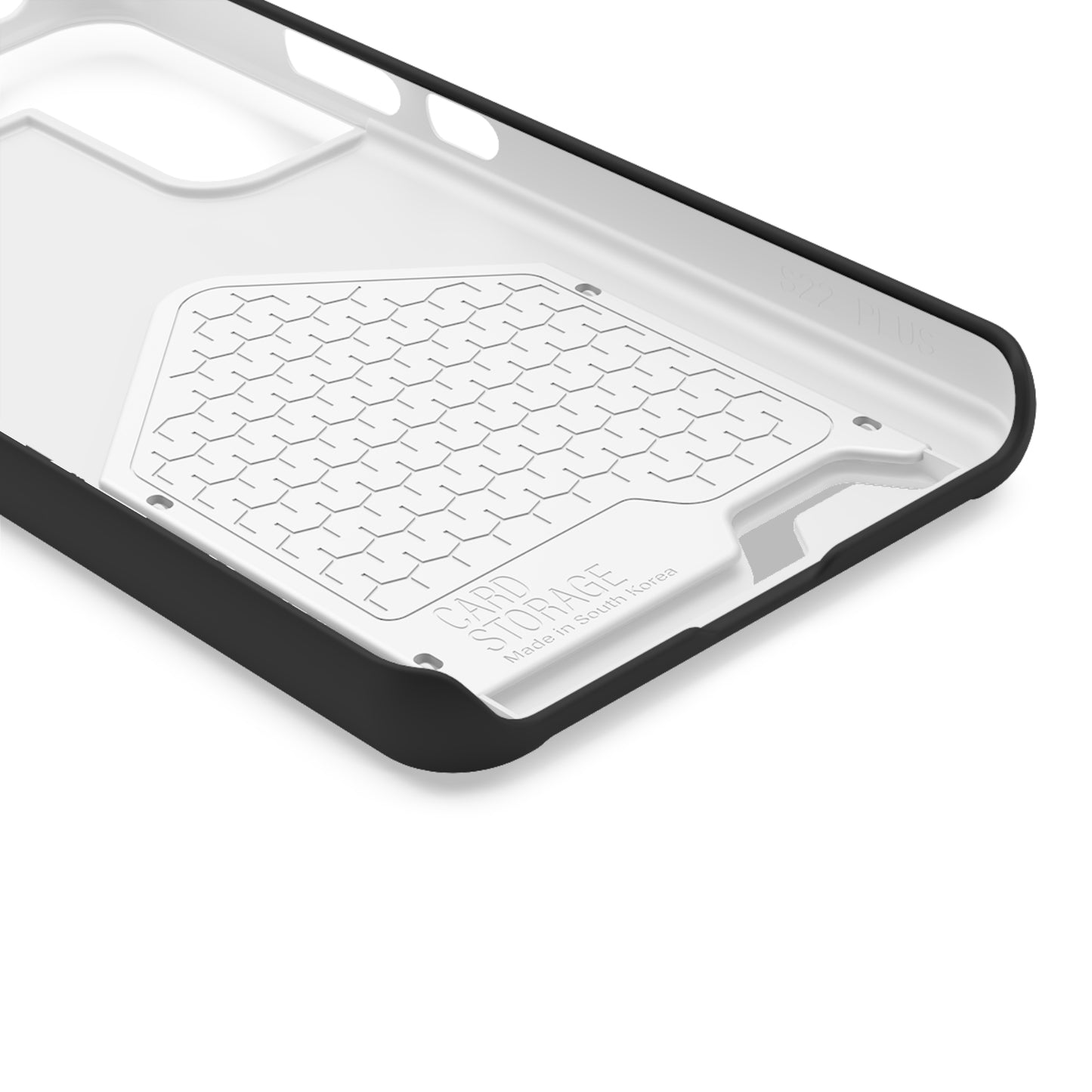 I'm So Happy Black Phone Case With Card Holder