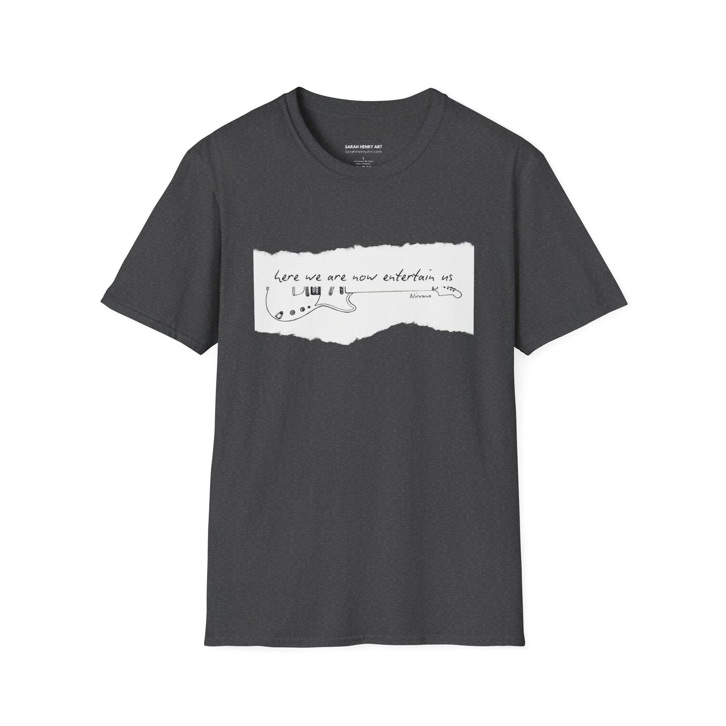 Here We Are Now, Unisex Soft T-Shirt