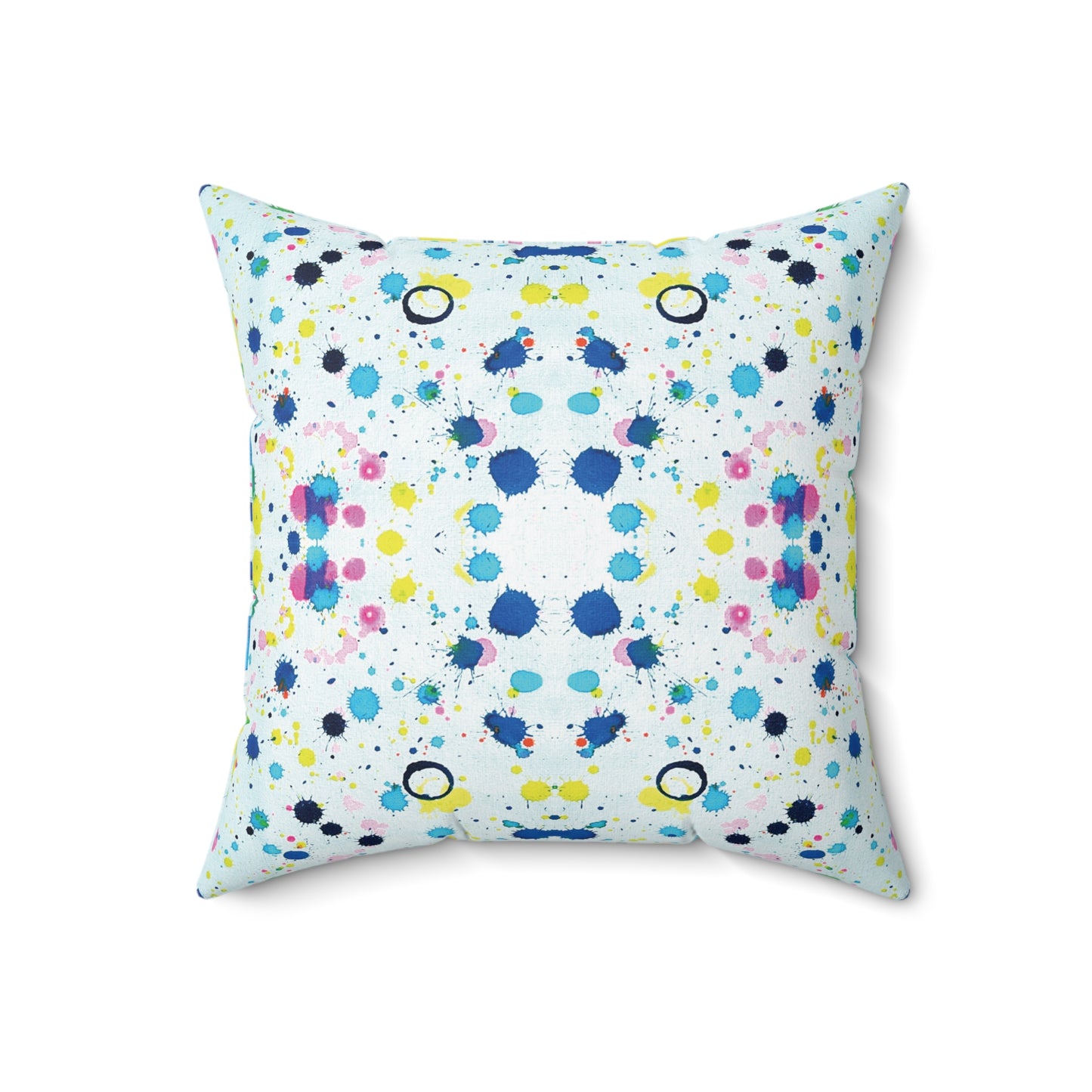 Blueberry + Banana, Spun Polyester Square Pillow