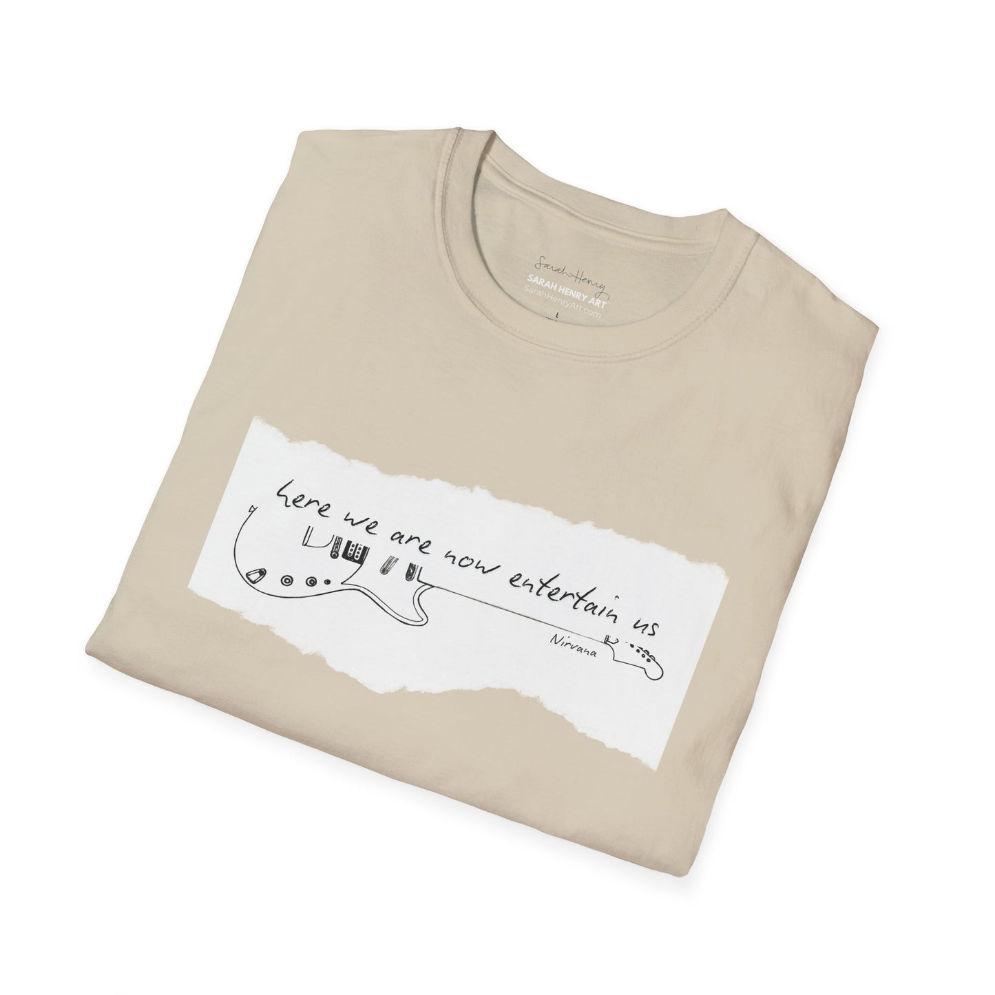 Here We Are Now, Unisex Soft T-Shirt