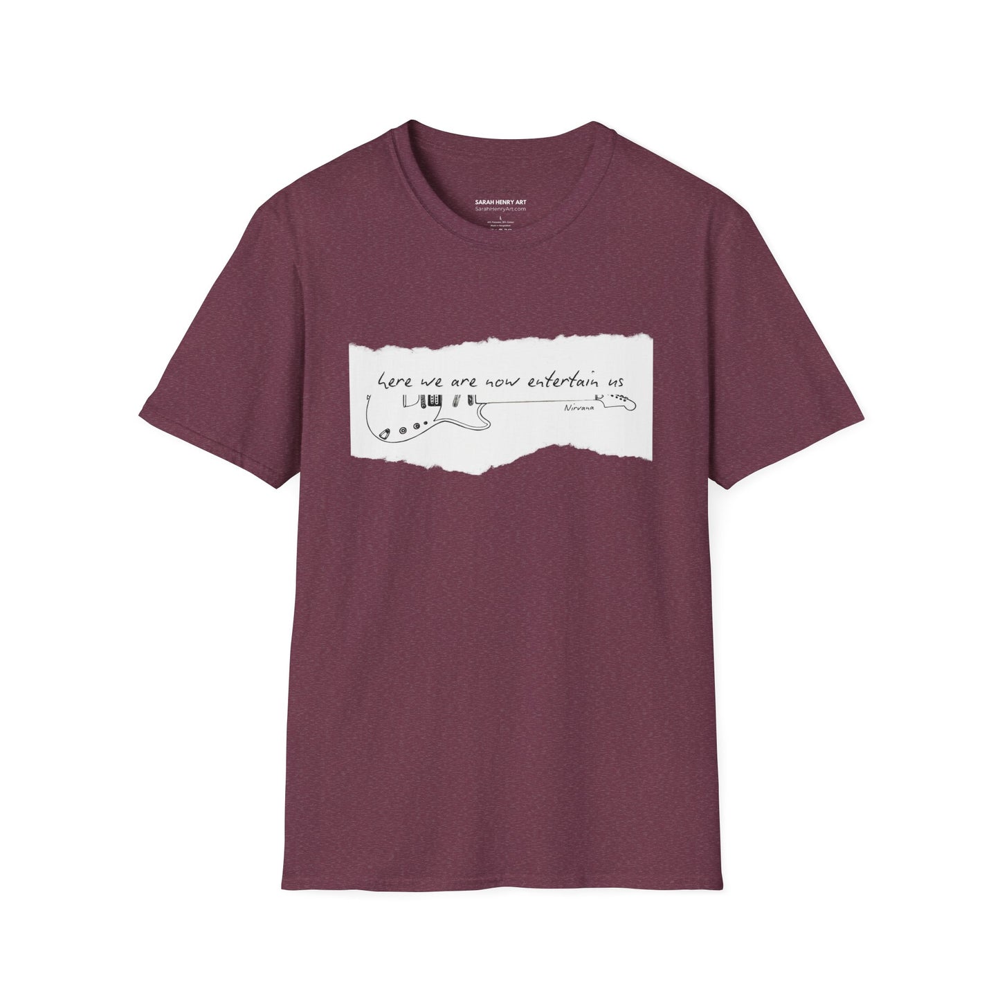 Here We Are Now, Unisex Soft T-Shirt