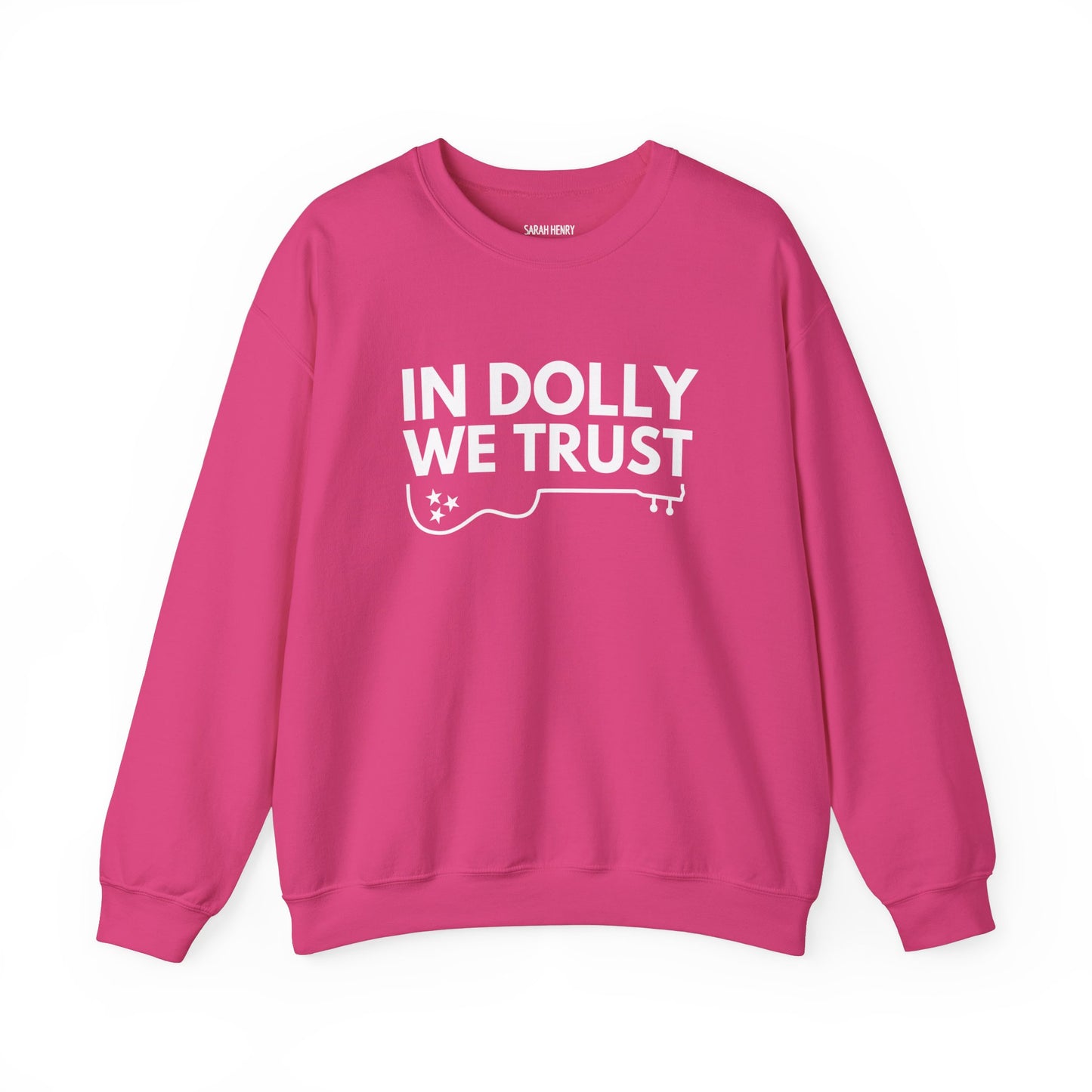 In Dolly We Trust, Unisex Heavy Blend™ Crewneck Sweatshirt