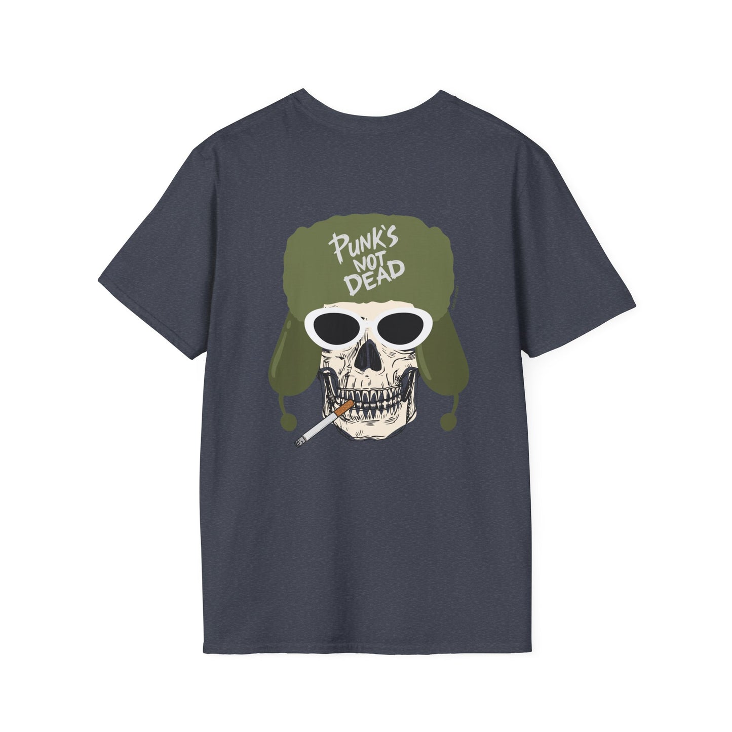 Punks Not Dead Front Graphic Soft T-Shirt
