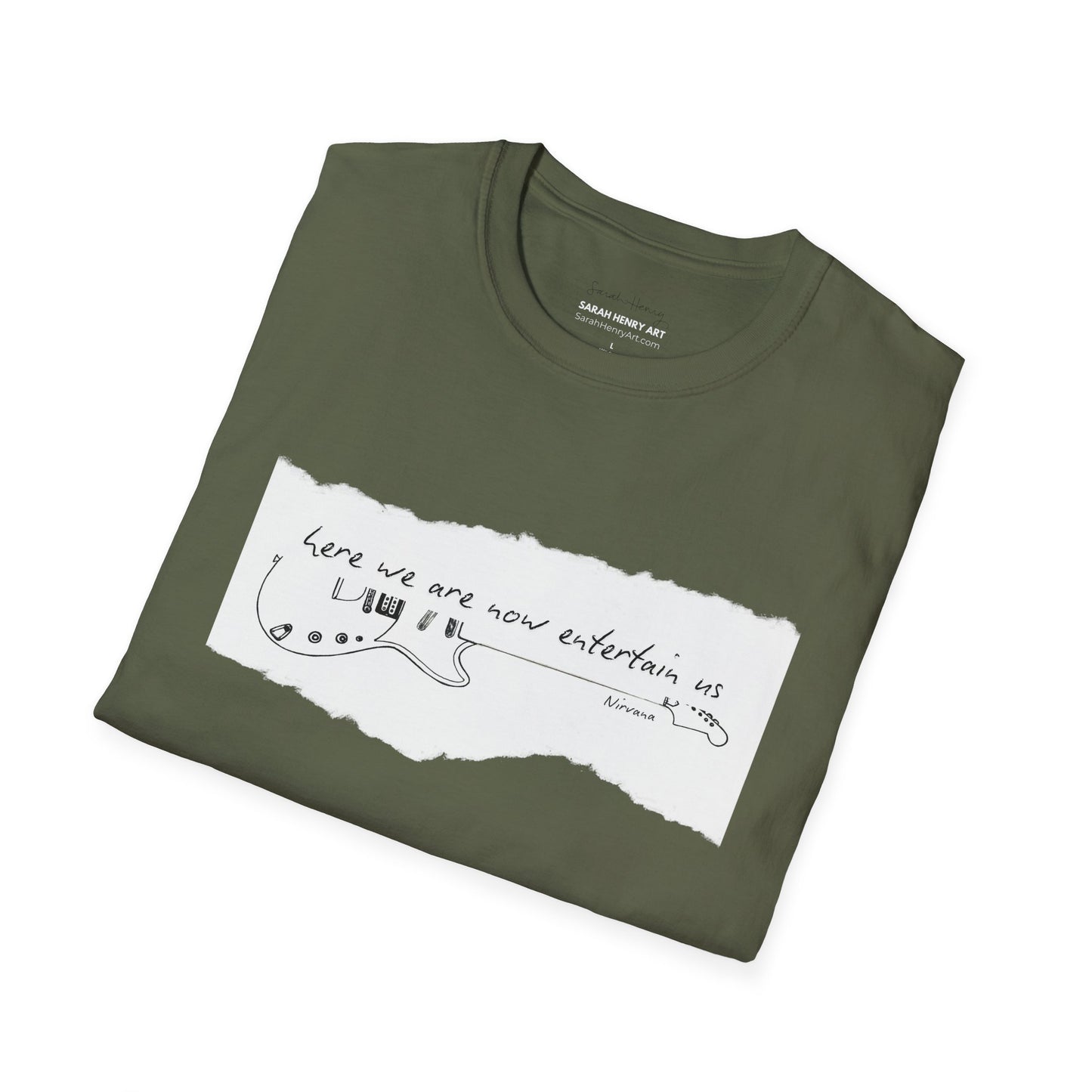 Here We Are Now, Unisex Soft T-Shirt
