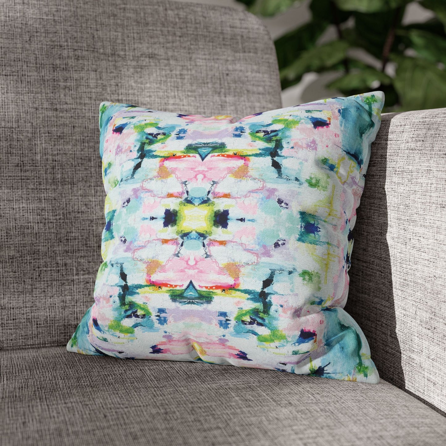 Spun Polyester Square Pillow Cover