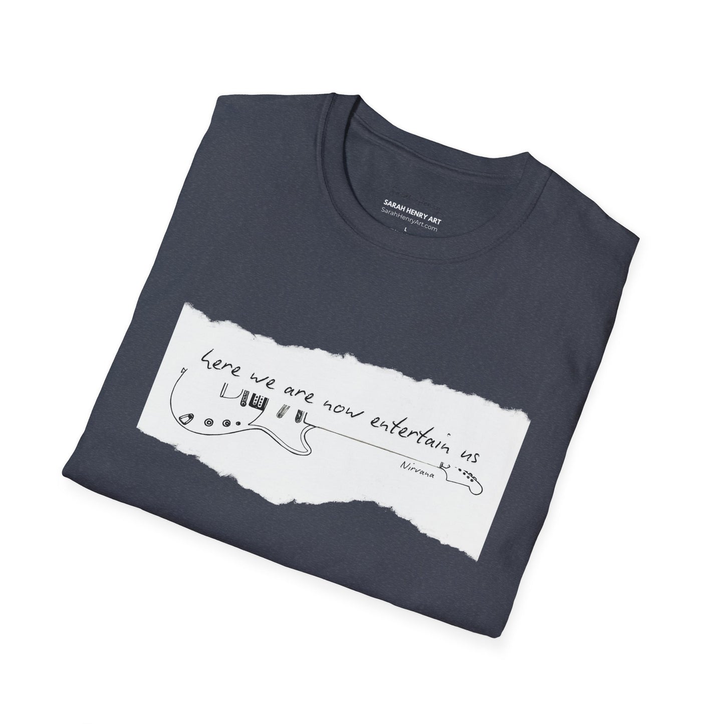 Here We Are Now, Unisex Soft T-Shirt