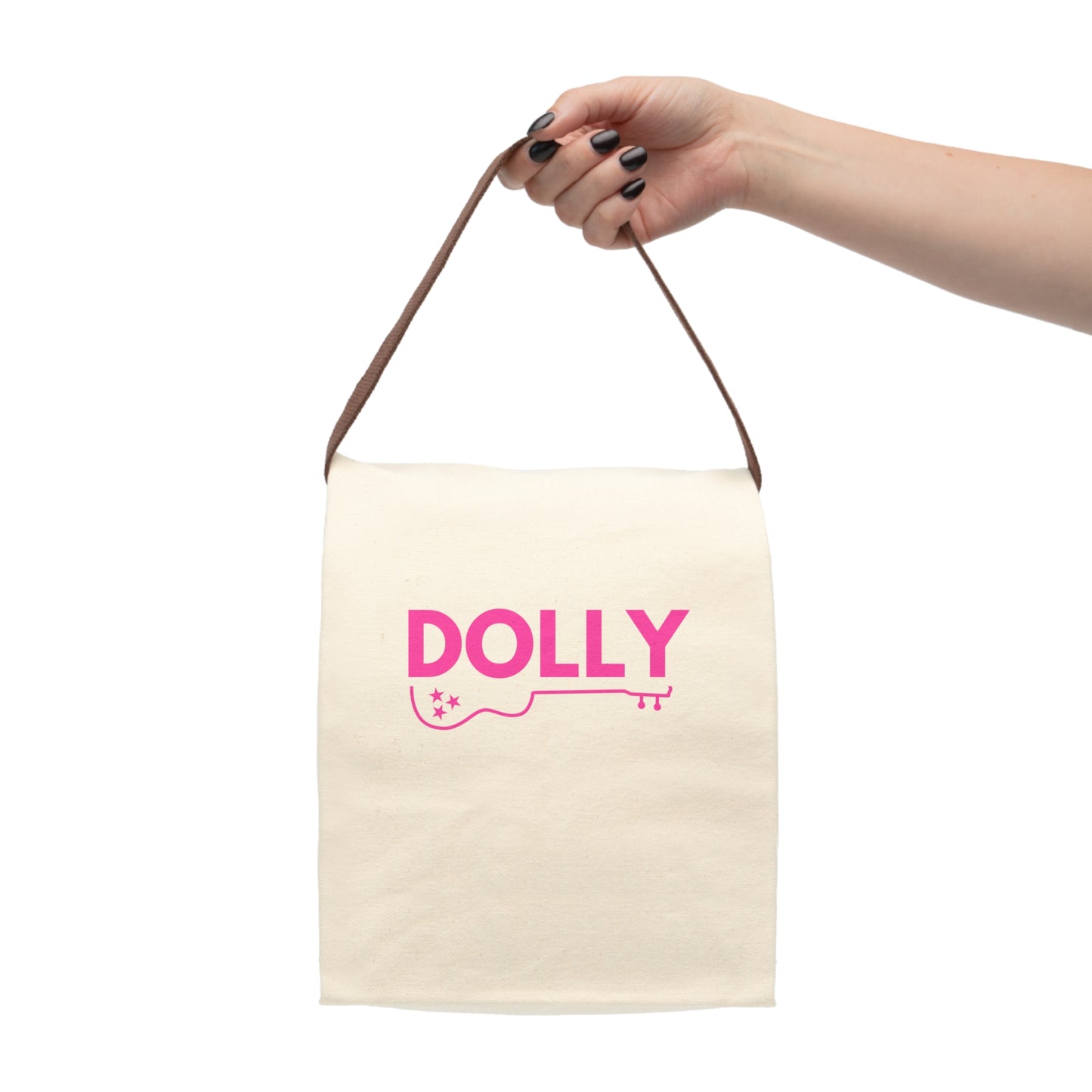 Dolly Canvas Lunch Bag With Strap