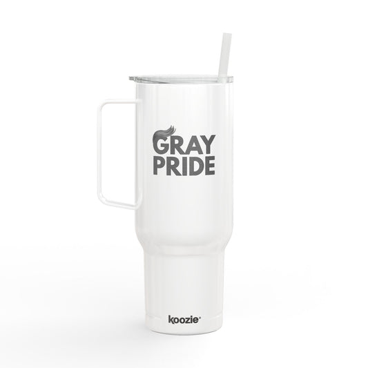 Gray Pride, Insulated Tumbler with Lid, 40oz (Engraving)