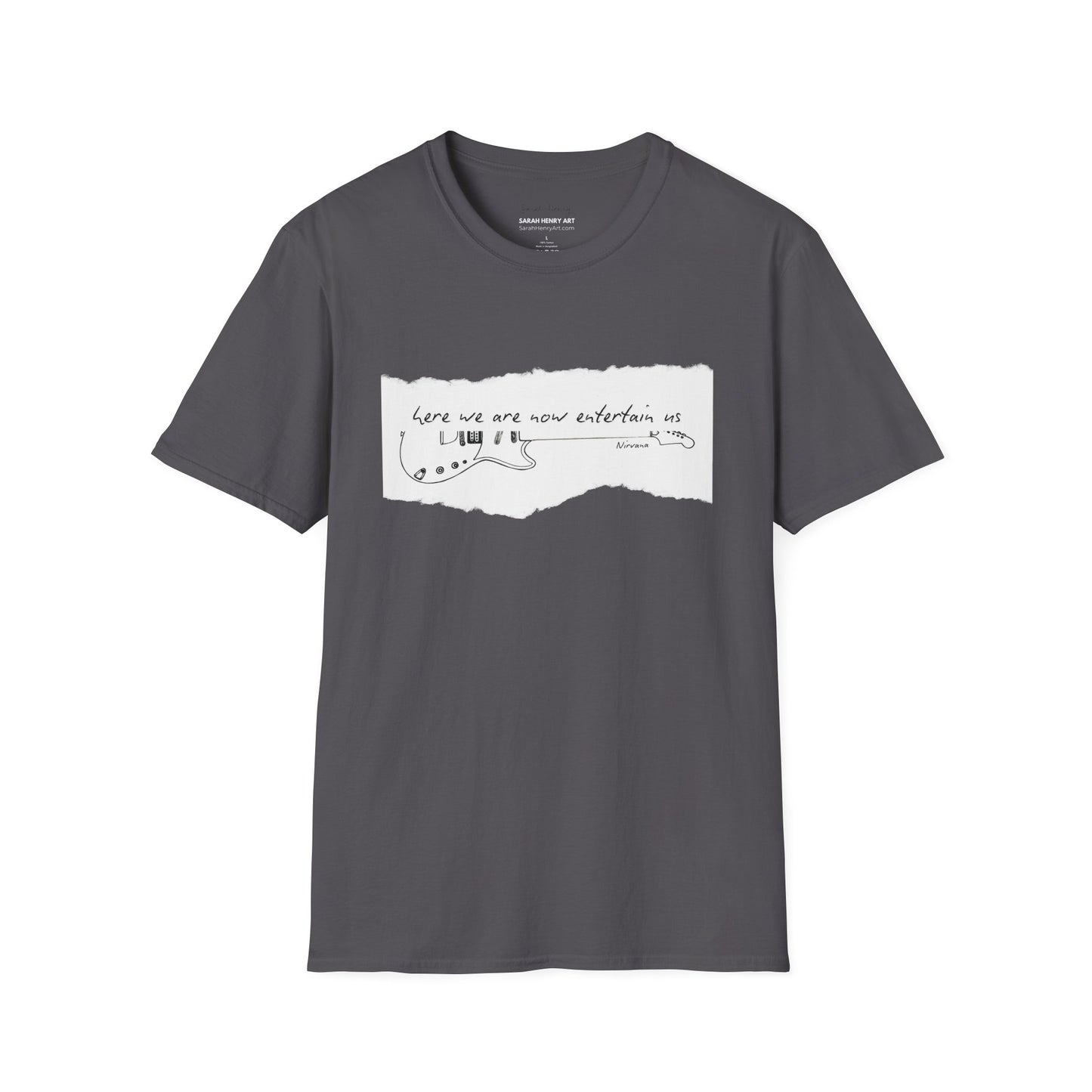 Here We Are Now, Unisex Soft T-Shirt