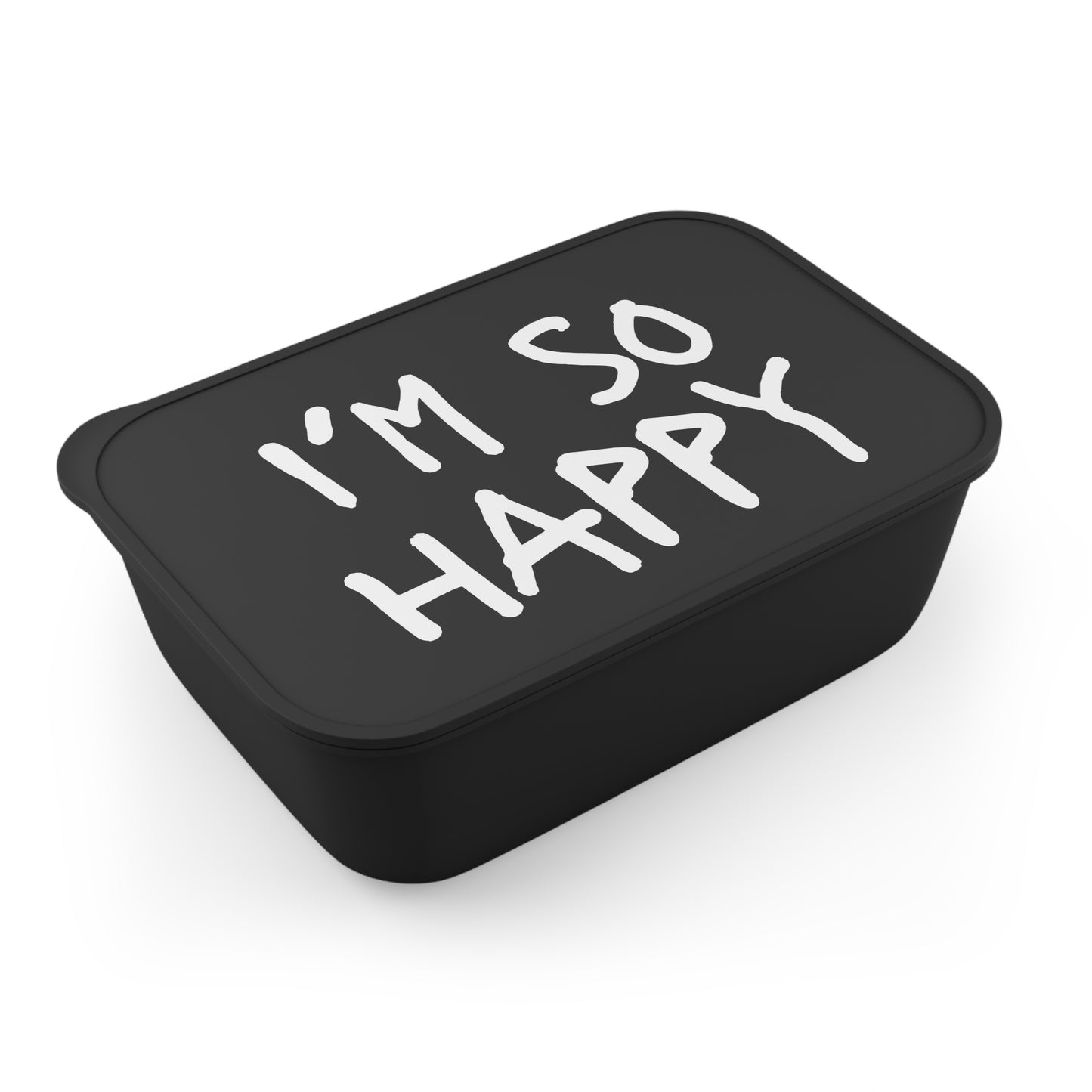 I'm So Happy Bento Box with Band and Utensils