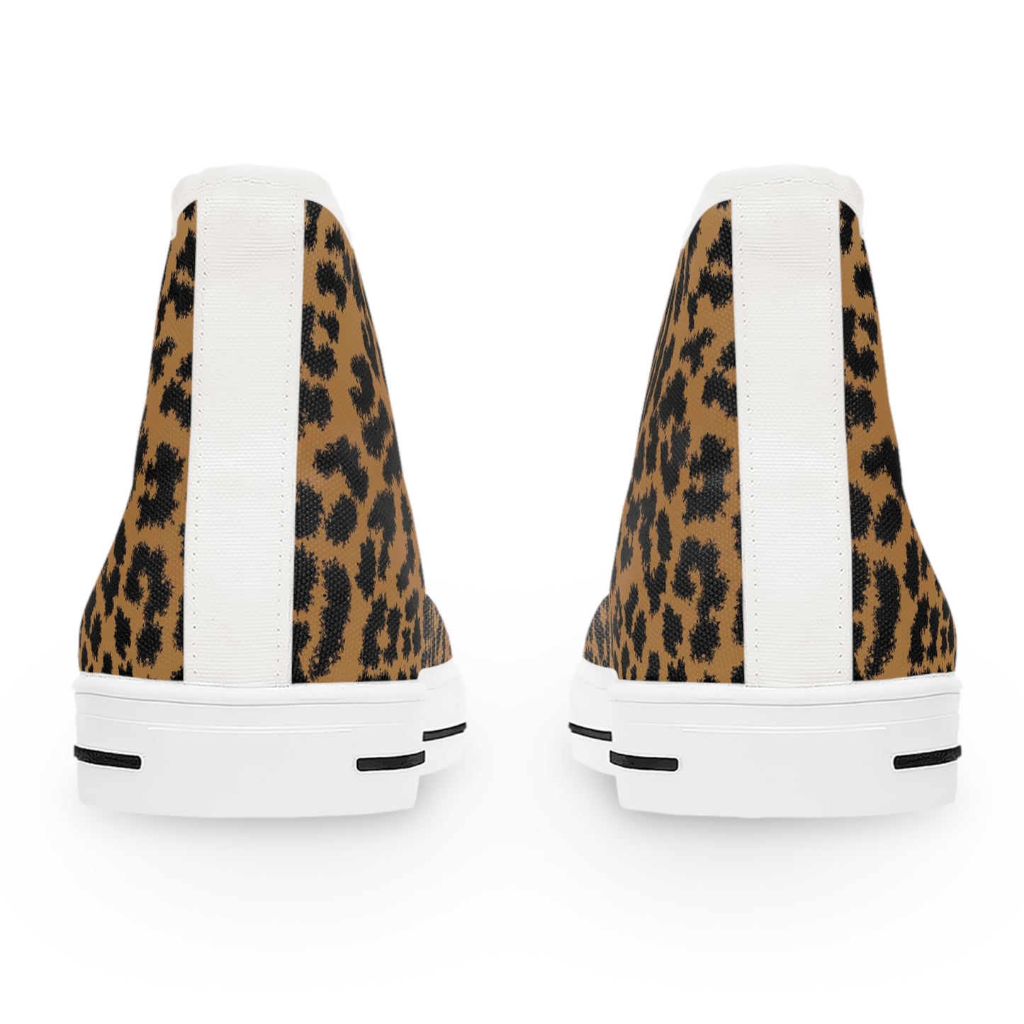 Leopard Print Women's High Top Sneakers