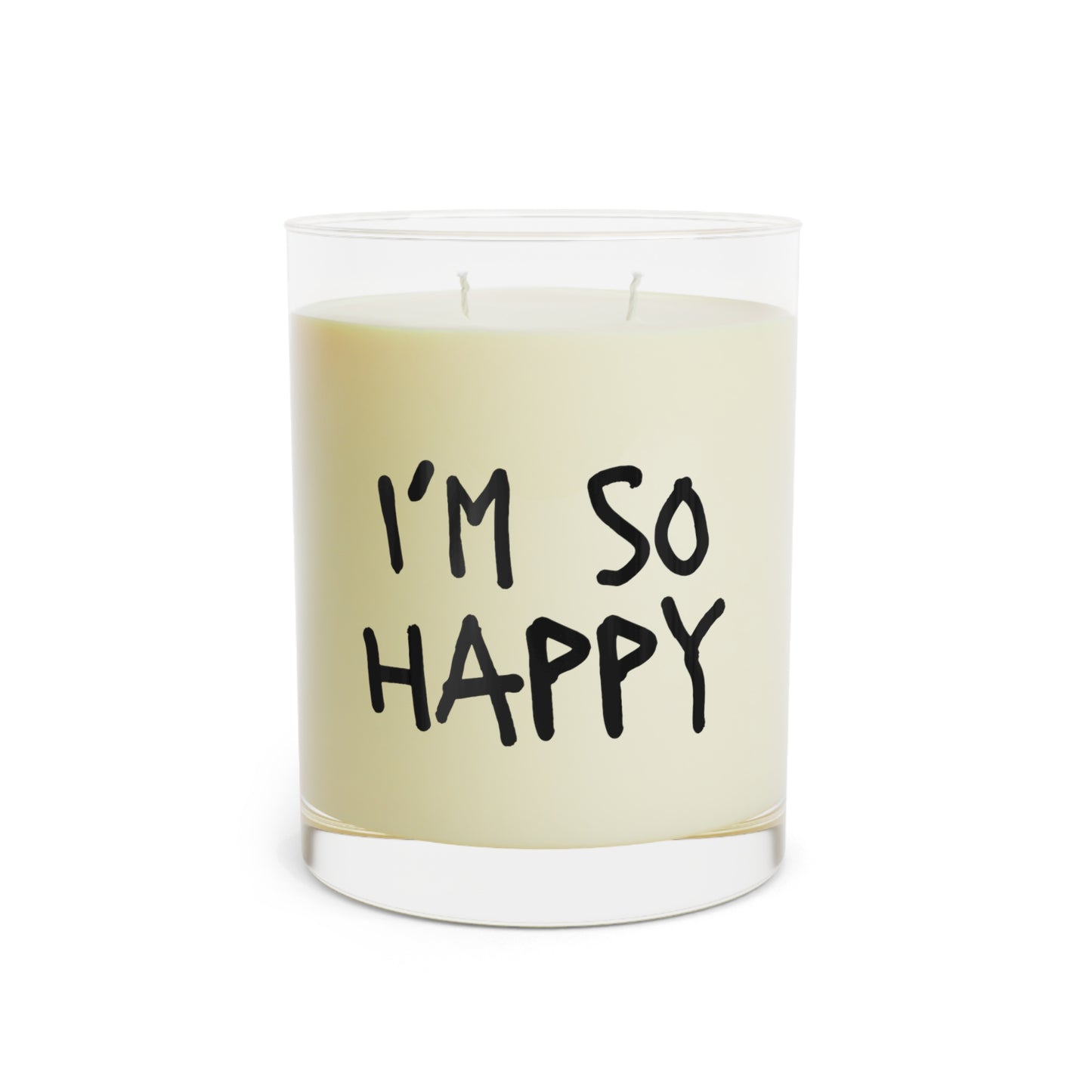 I'm So Happy Scented Candle - Full Glass, 11oz