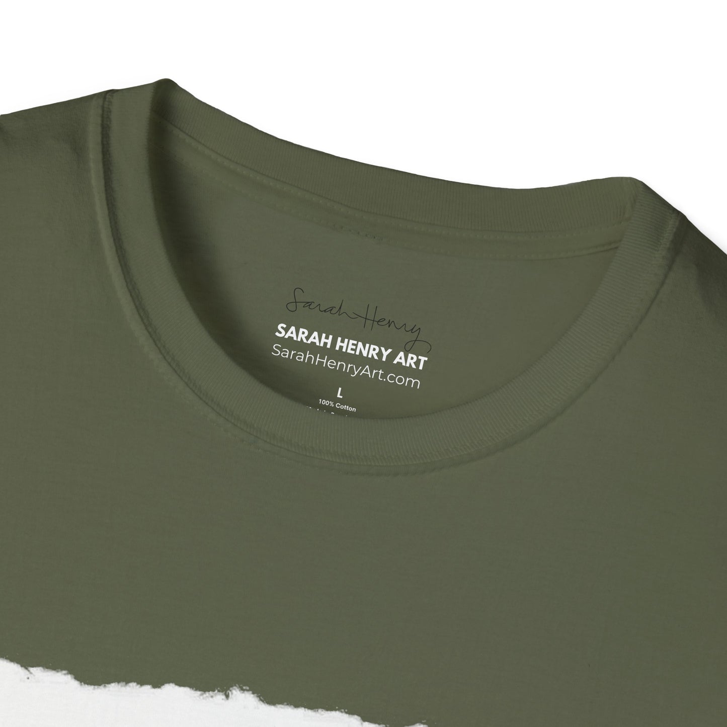 Here We Are Now, Unisex Soft T-Shirt