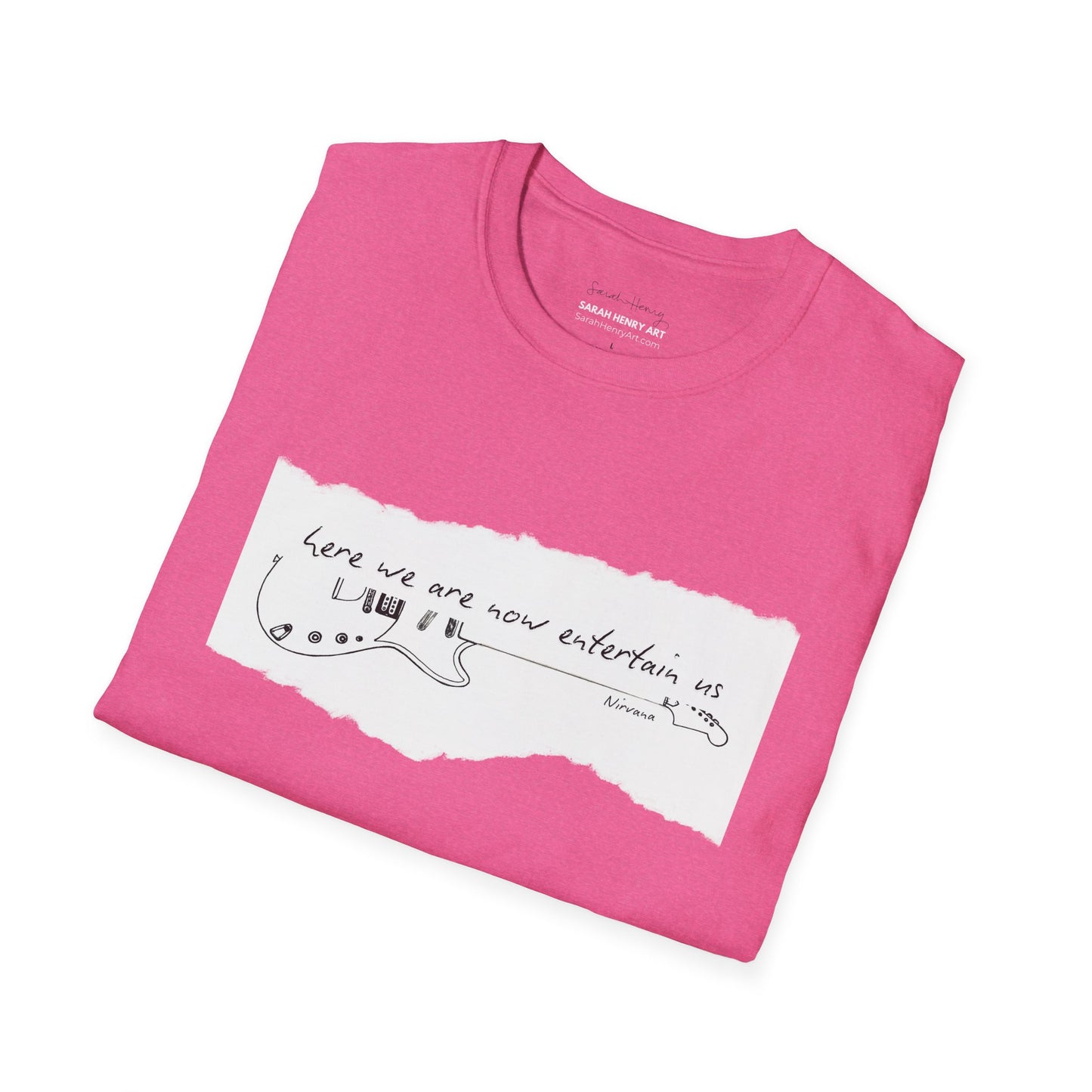 Here We Are Now, Unisex Soft T-Shirt