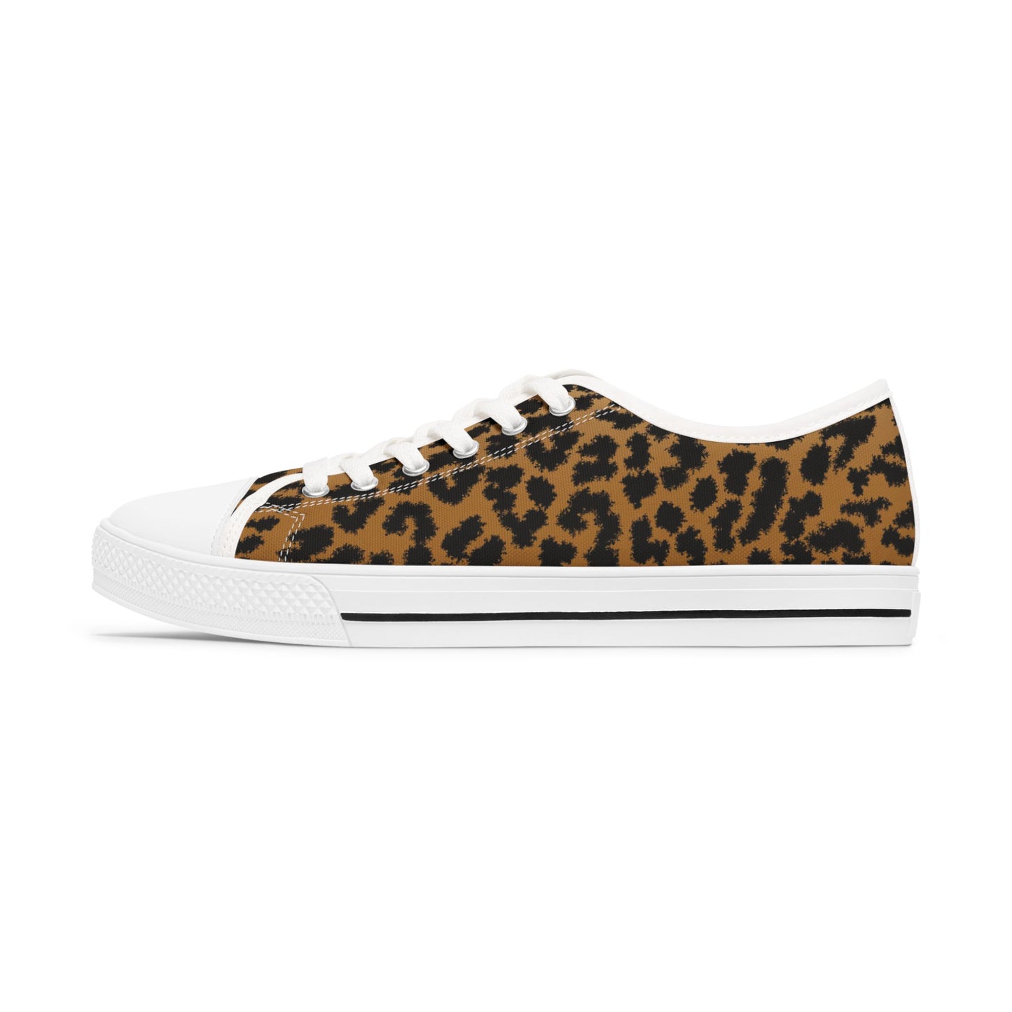 Women's Leopard Print Low Top Sneakers
