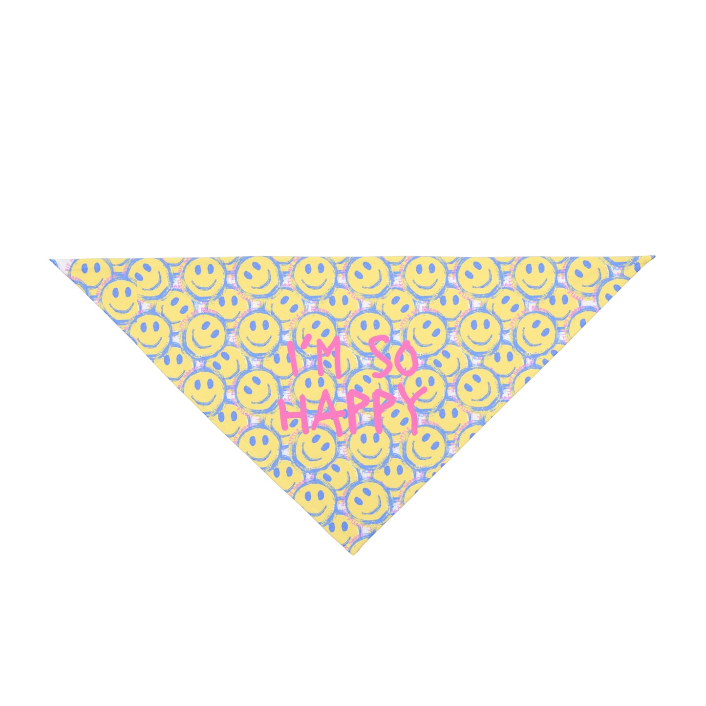 I'm So Happy Pet Bandana