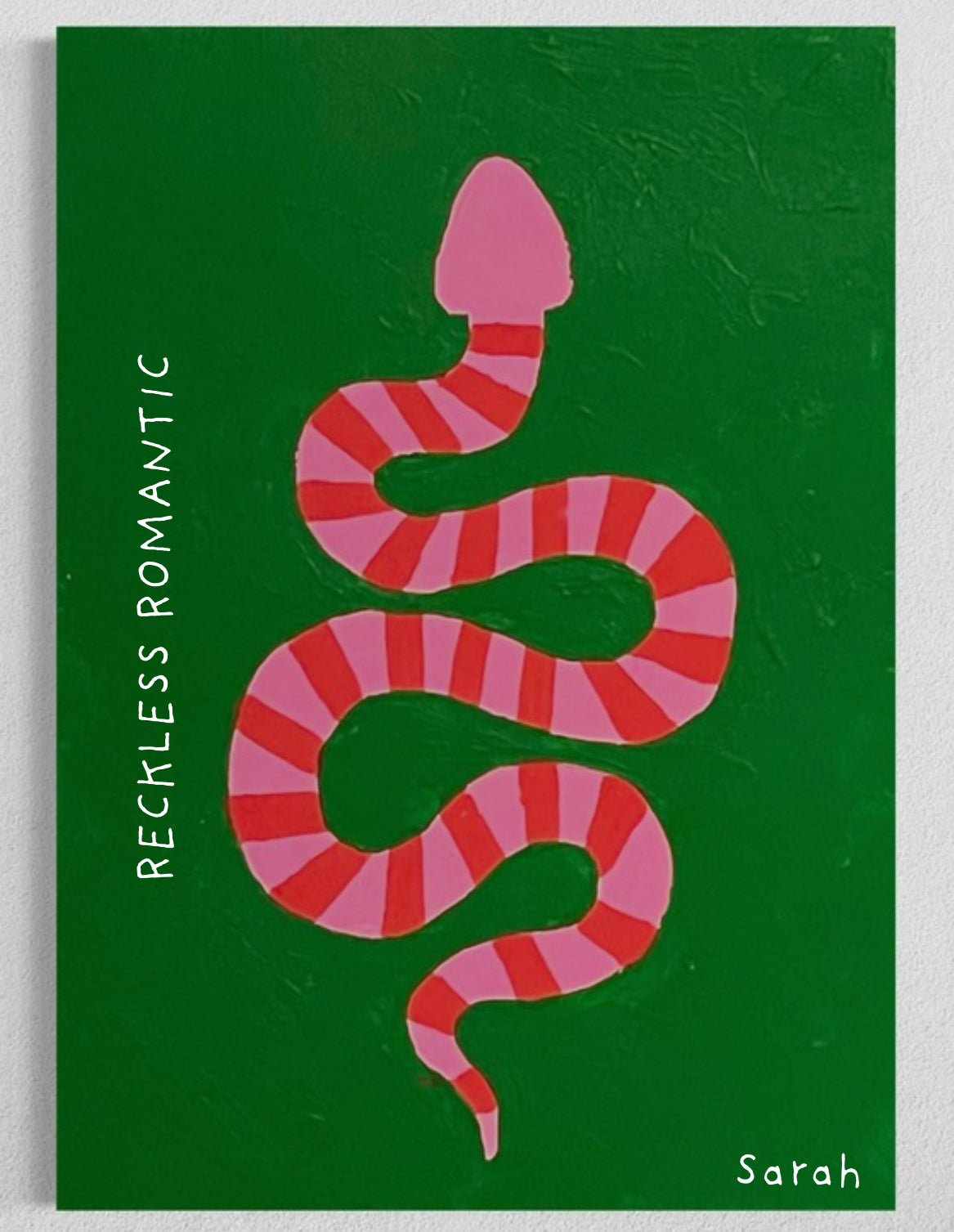 Acrylic Block Art 5"x7", Hand Painted Abstract Art In Acrylic Frames