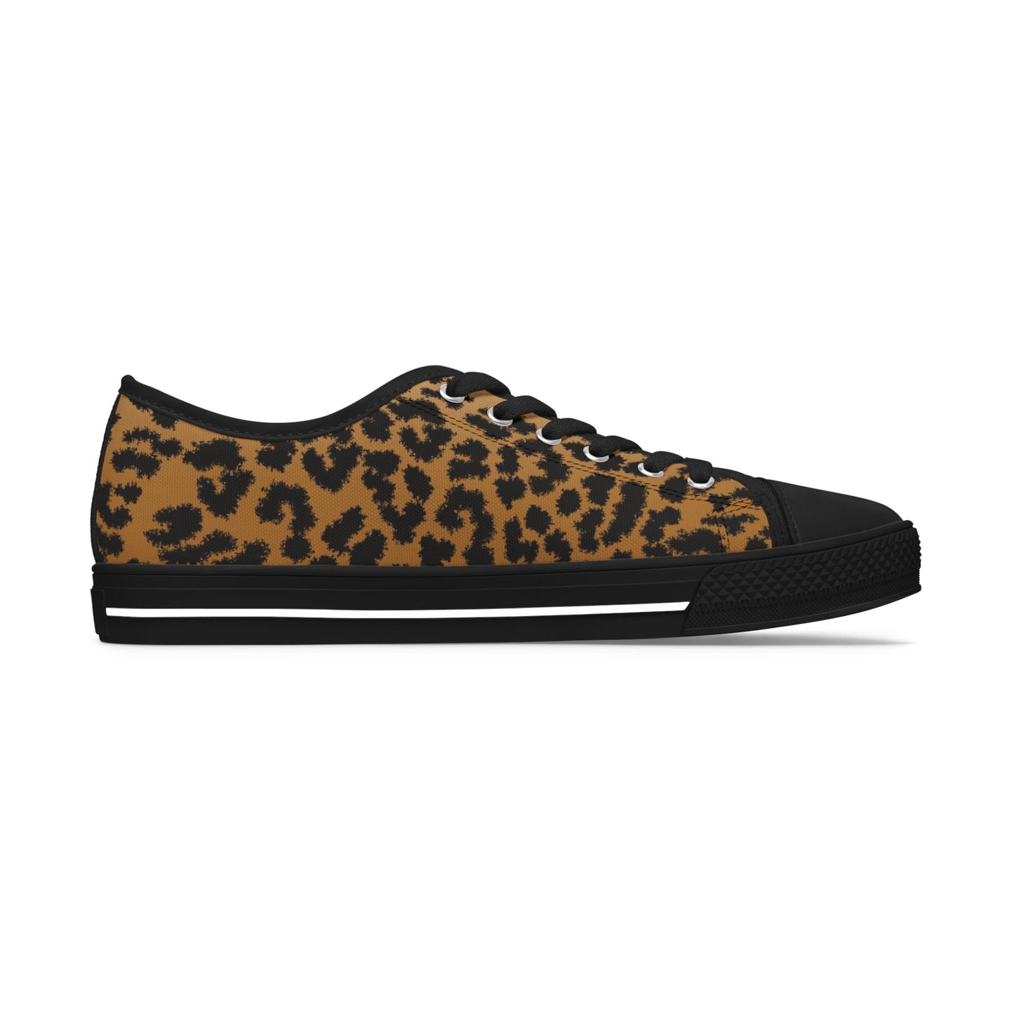 Women's Leopard Print Low Top Sneakers