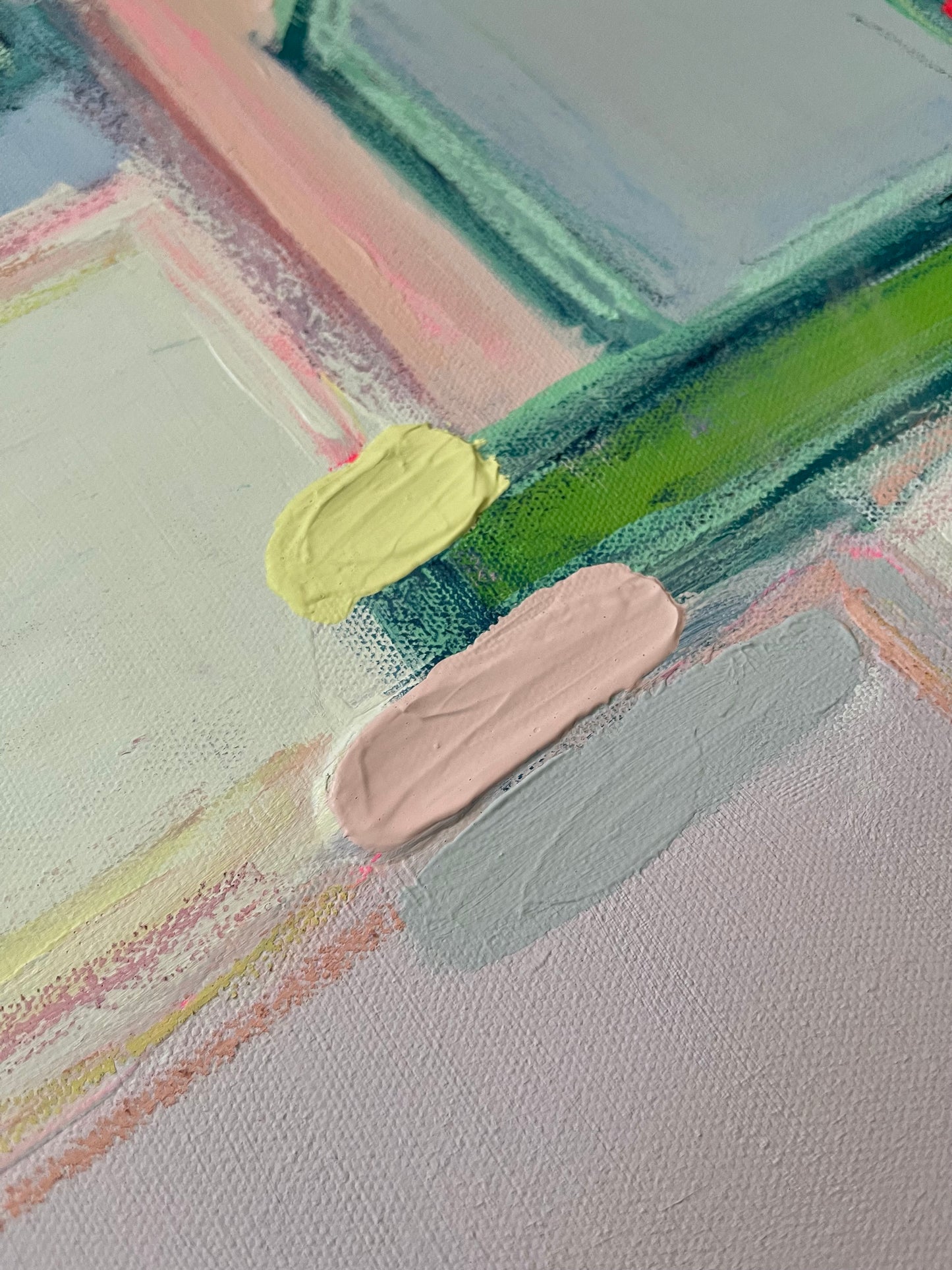 Little House on the Pastel, 24"x30"