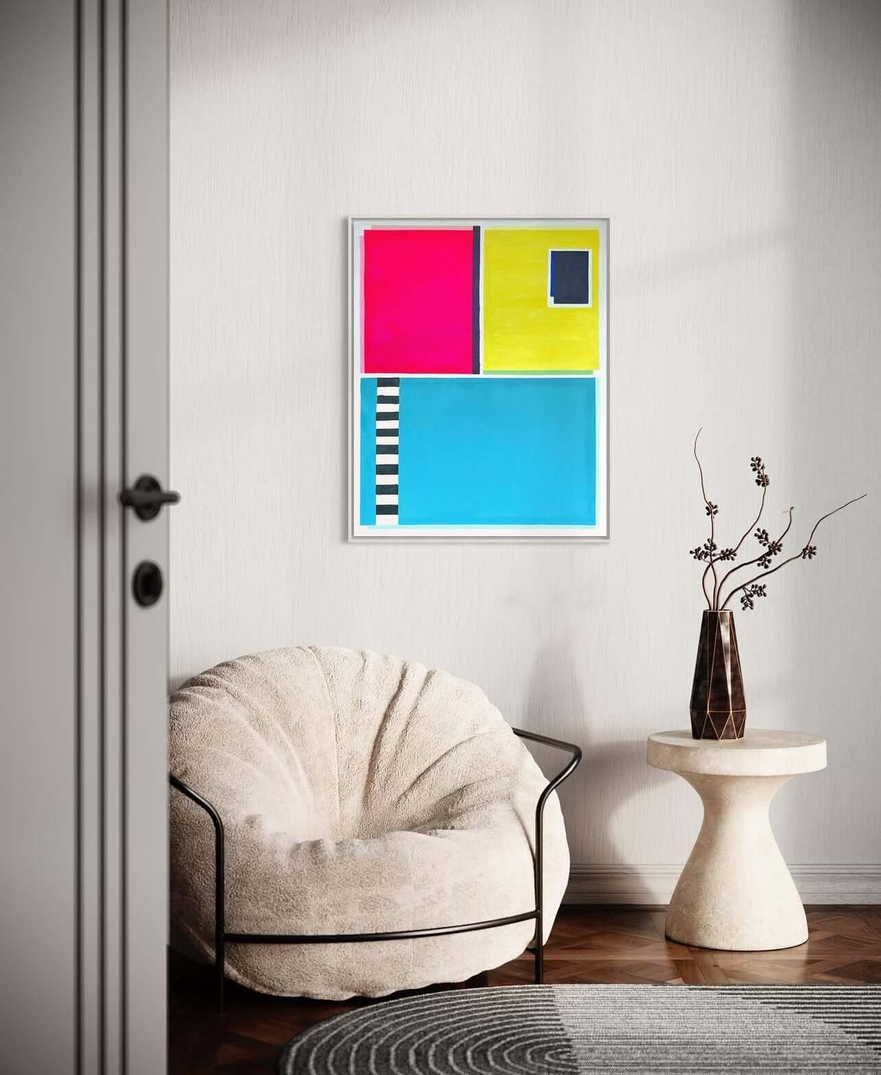 Madonna Mondrian, 24"x30"