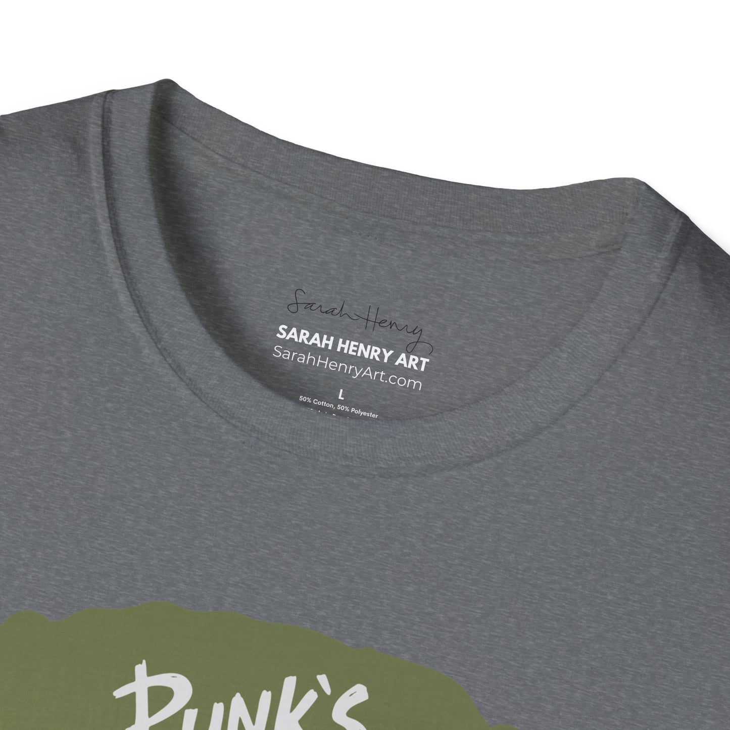 Punks Not Dead Front Graphic Soft T-Shirt