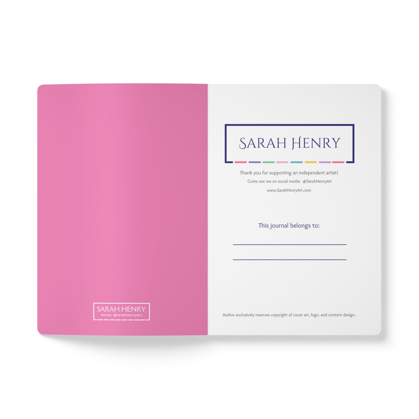 Kali Softcover Journal, Pink