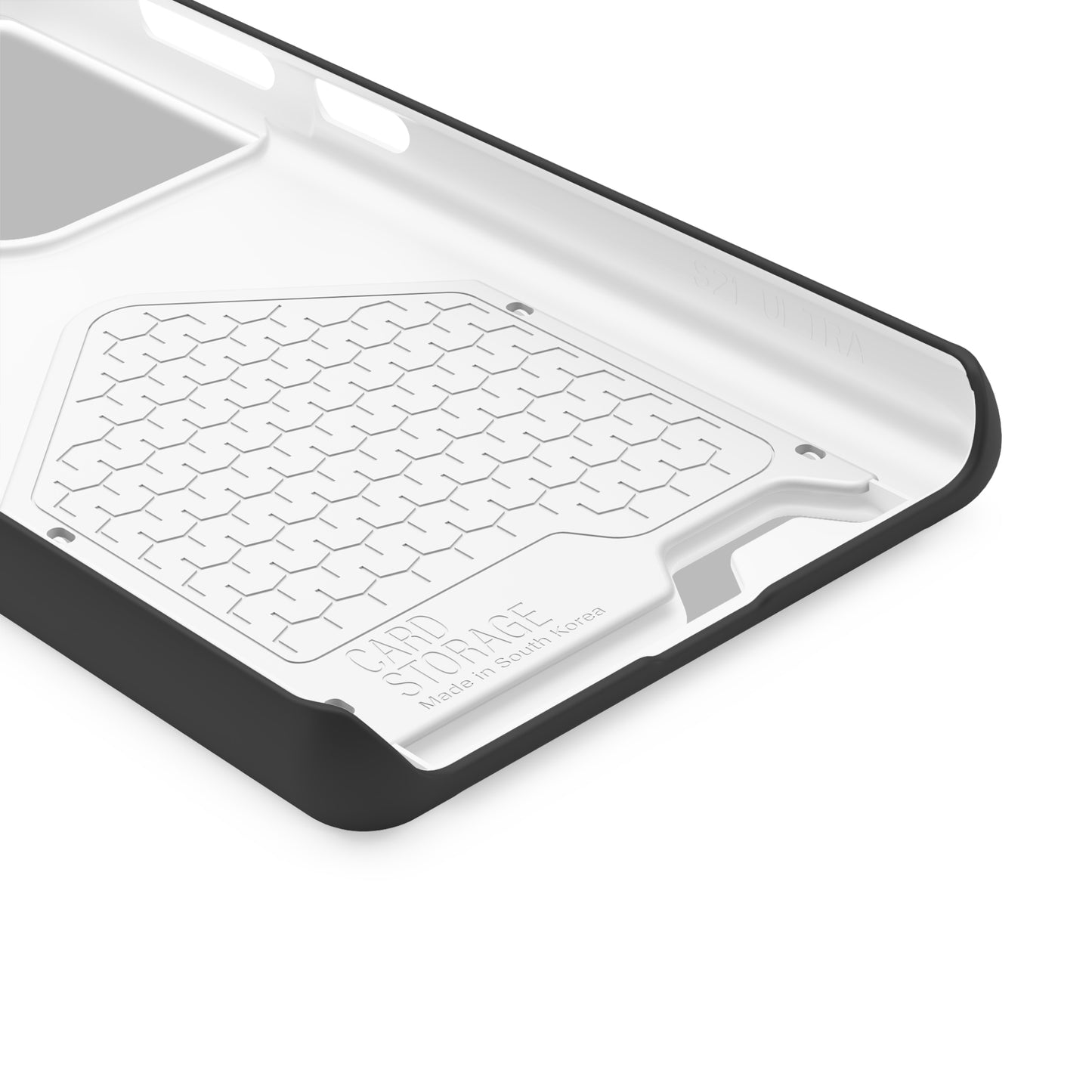 I'm So Happy Black Phone Case With Card Holder